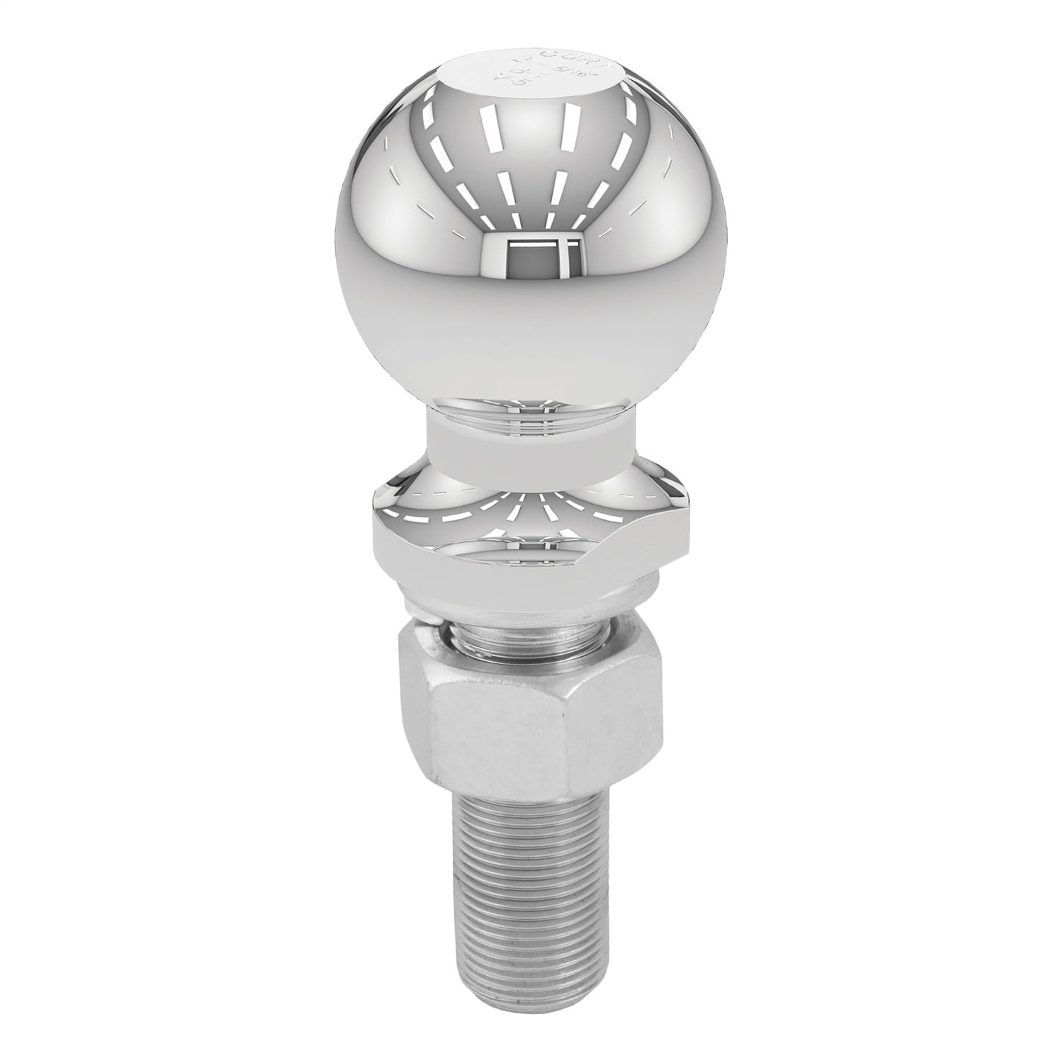2-5/16in. Trailer Ball (1in. x 3in. Shank; 6;000 lbs.; Chrome; Packaged) thumbnail 3