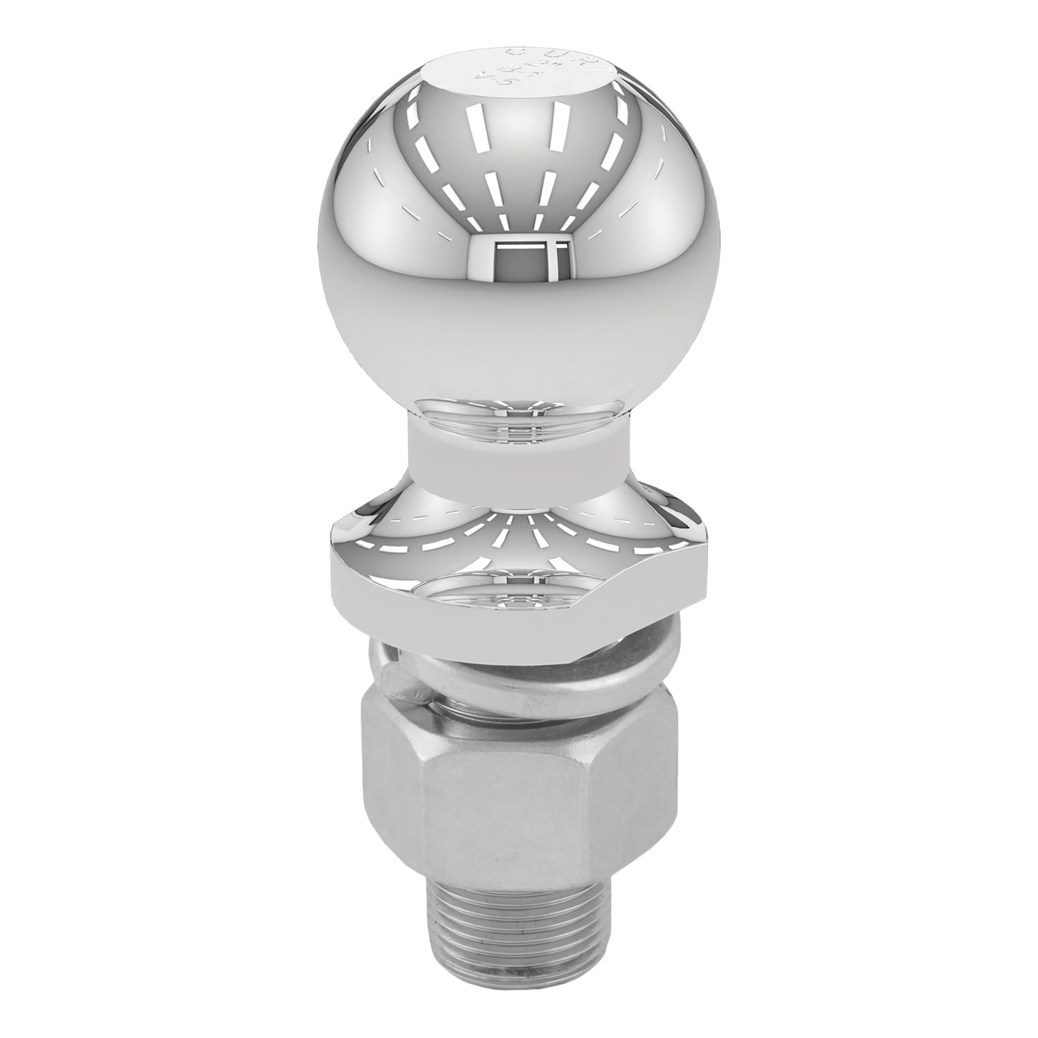 2in. Trailer Ball (1in. x 2-1/8in. Shank; 7;500 lbs.; Chrome; Packaged) thumbnail 2