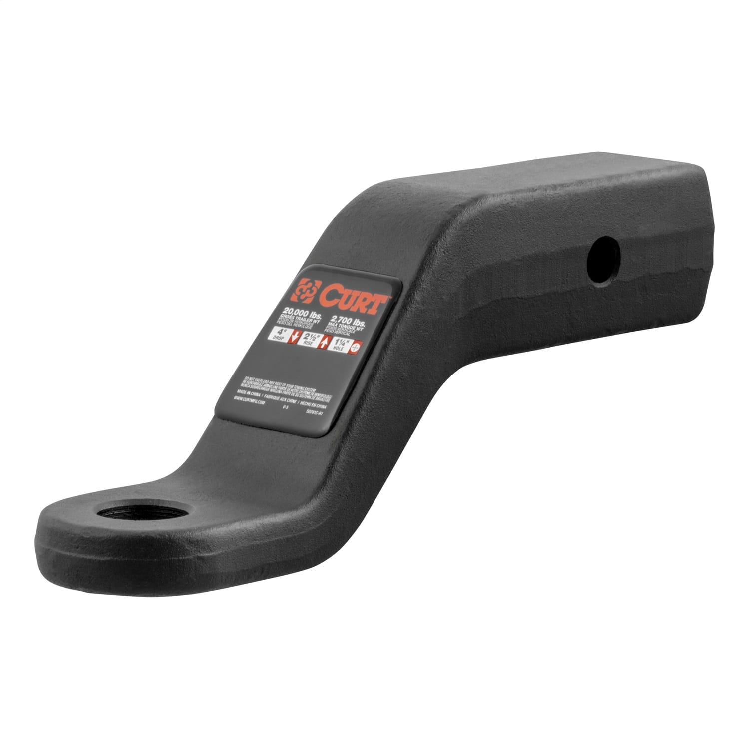 Commercial Duty Forged Ball Mount (2-1/2in. Shank; 20;000 lbs.; 4in. Drop)