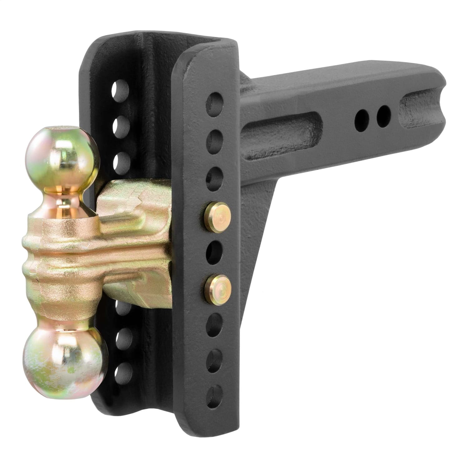 Adjustable Channel Mount with Dual Ball (2-1/2in. Shank; 20;000 lbs.; 6in. Drop) thumbnail 3