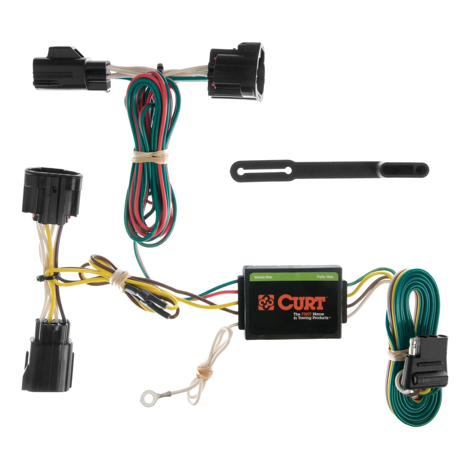 Custom Wiring; 4-Way Flat; Select Jeep Commander; Except Rocky Mountain Edition thumbnail 2