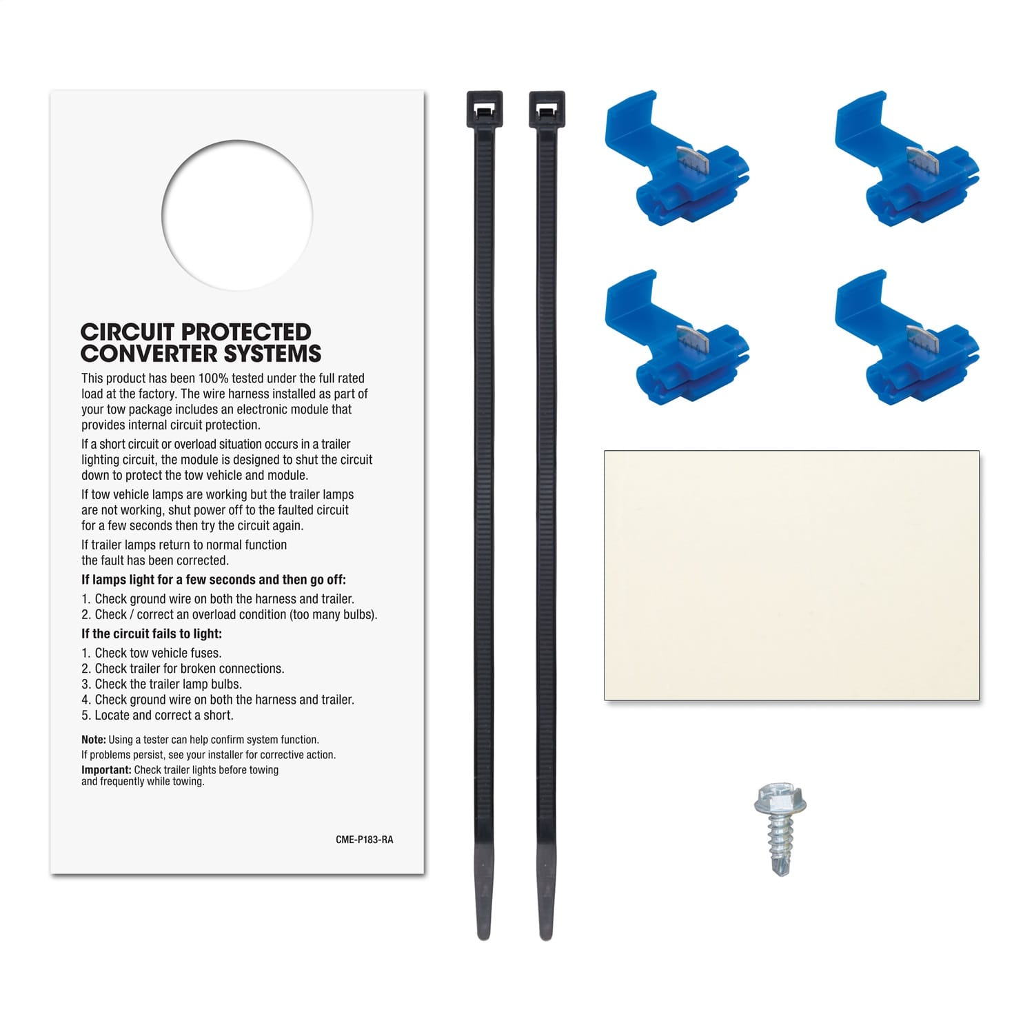 Non-Powered 3-to-2-Wire Taillight Converters (30-Pack) thumbnail 2