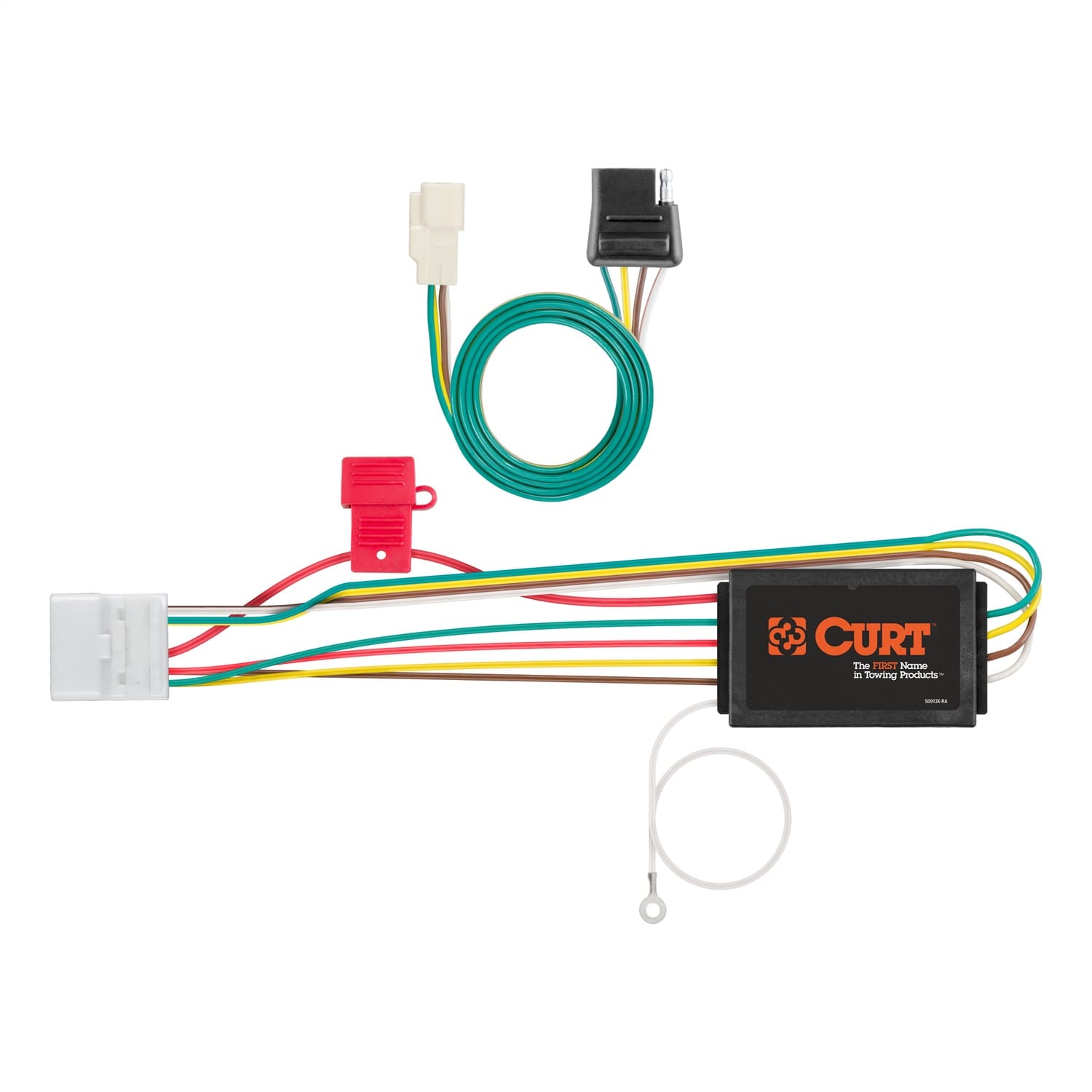 Custom Wiring Harness; 4-Way Flat; Select Toyota Highlander; Lexus RX350 thumbnail 2