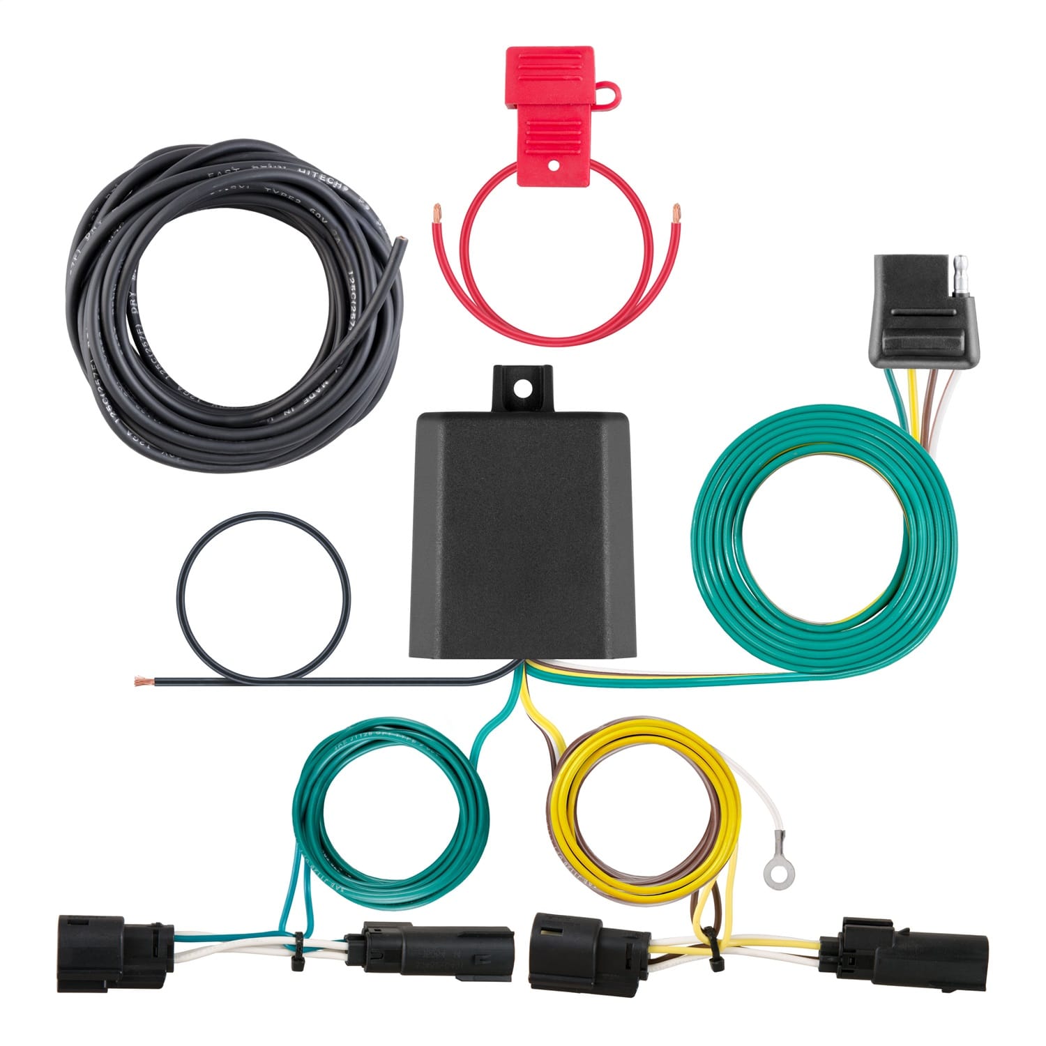 Custom Wiring Harness; 4-Way Flat; Select Pacifica; Voyager with LED Taillights thumbnail 2