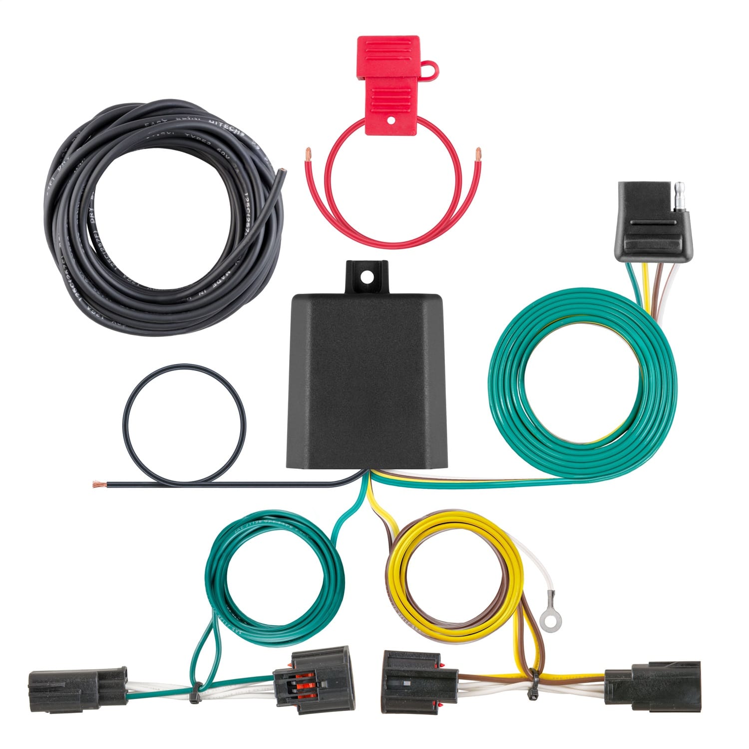 Custom Wiring; 4-Way Flat; Select Chrysler Town and Country; Dodge Grand Caravan thumbnail 2