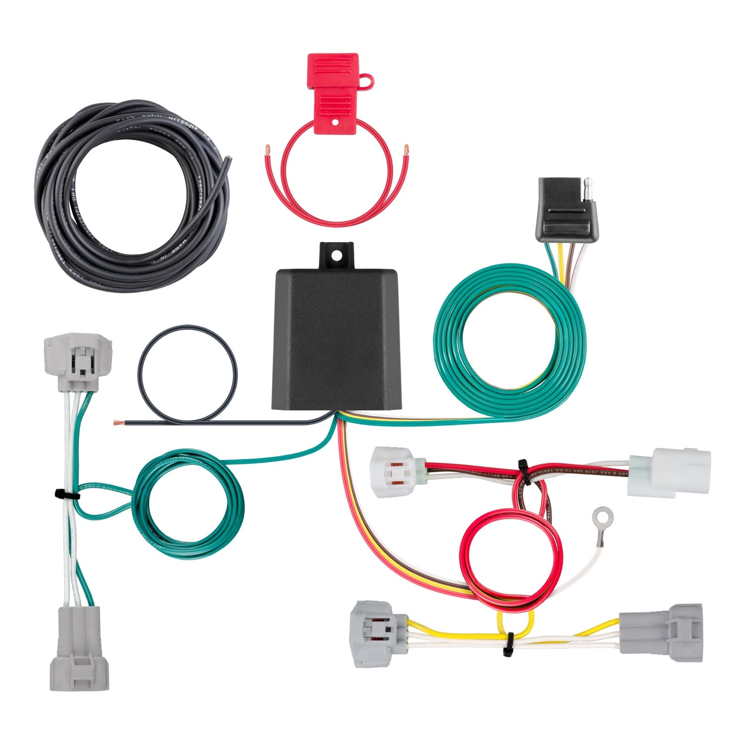 Custom Wiring Harness; 4-Way Flat Output; Select Toyota Tacoma thumbnail 2