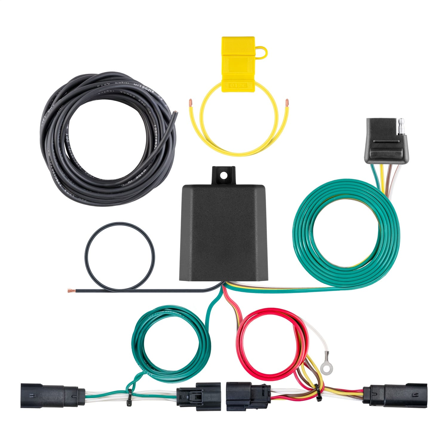 Custom Wiring Harness; 4-Way Flat Output; Select Jeep Cherokee thumbnail 2