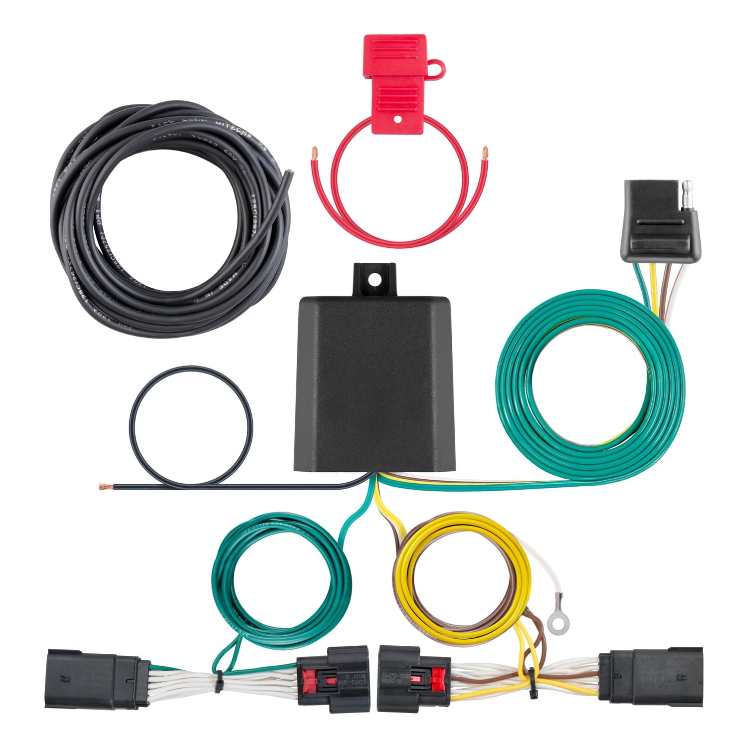Custom Wiring Harness; 4-Way Flat Output; Select Jeep Wrangler JL; Gladiator thumbnail 2