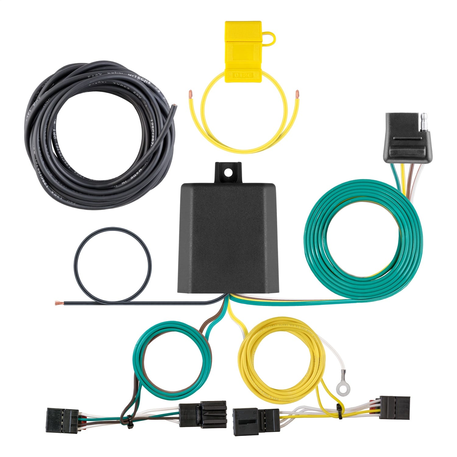 Custom Wiring Harness; 4-Way Flat Output; Select Volkswagen Tiguan thumbnail 2