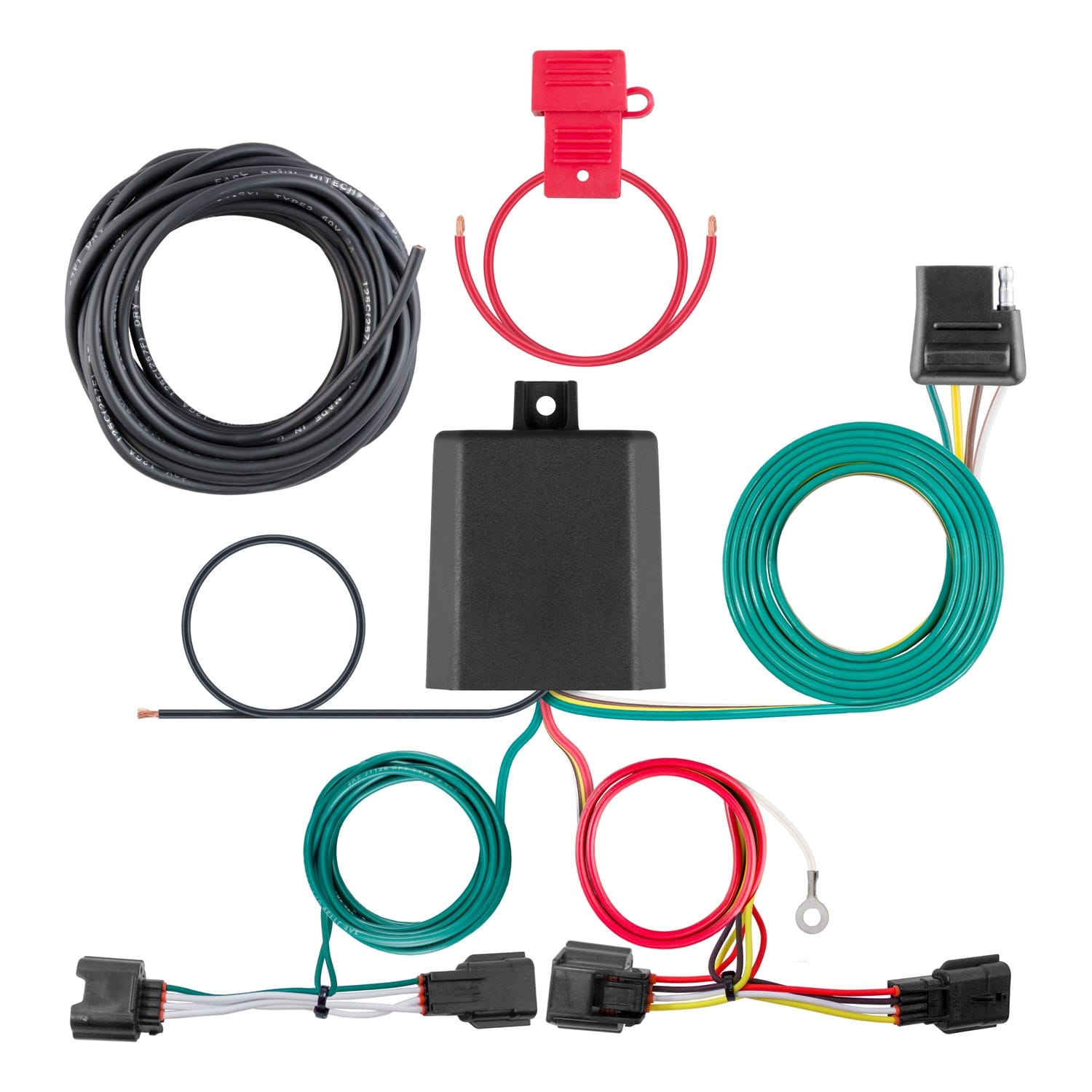 Custom Wiring Harness; 4-Way Flat Output; Select Nissan Rogue Sport
