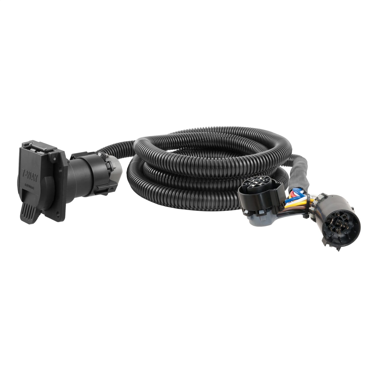 7ft. Custom Wiring Extension Harness (Adds 7-Way RV Blade to Truck Bed; Packaged thumbnail 2