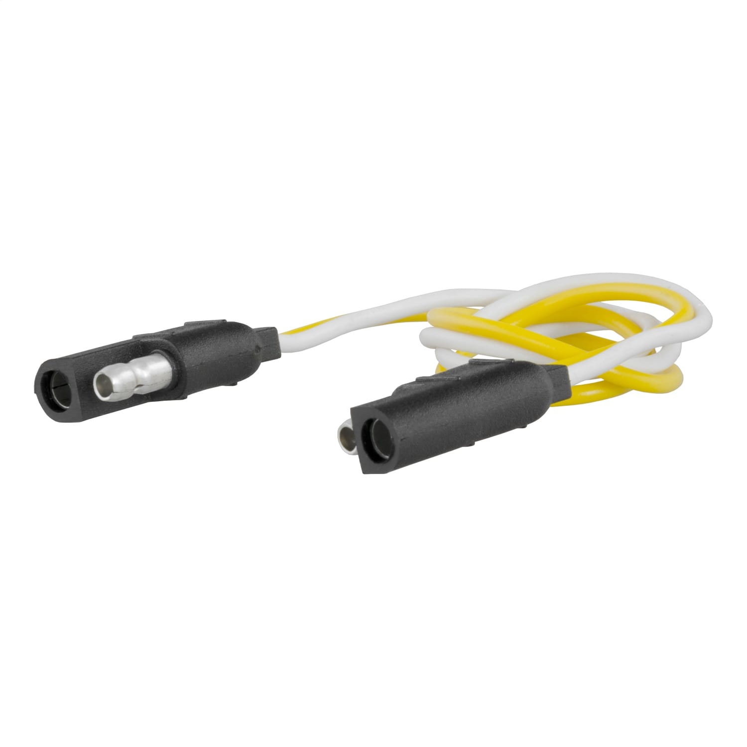 2-Way Flat Connector Plug/Socket with 12in. Wires (Packaged) thumbnail 3