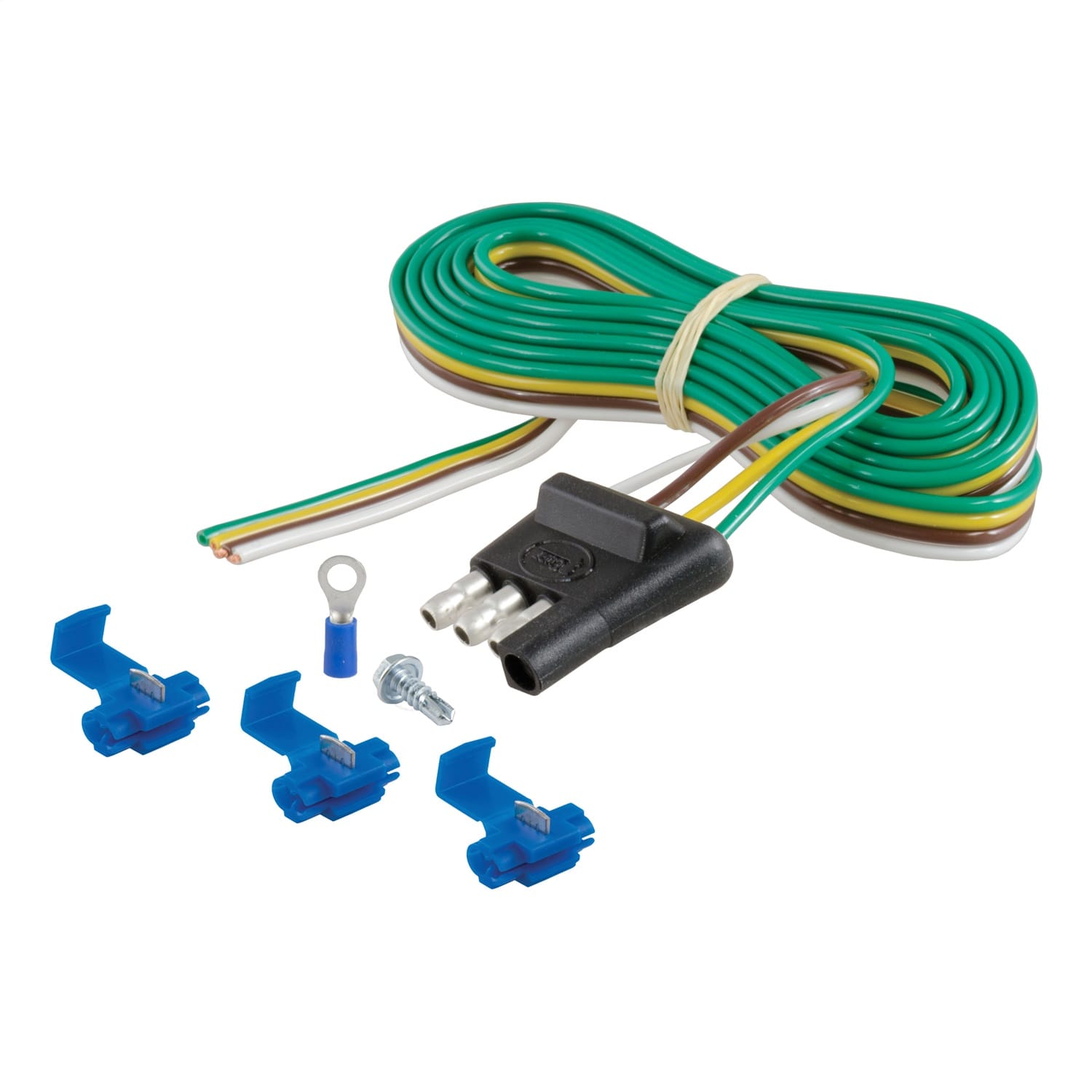 4-Way Flat Connector Plug with 48in. Wires/Hardware (Trailer Side; Packaged) thumbnail 2