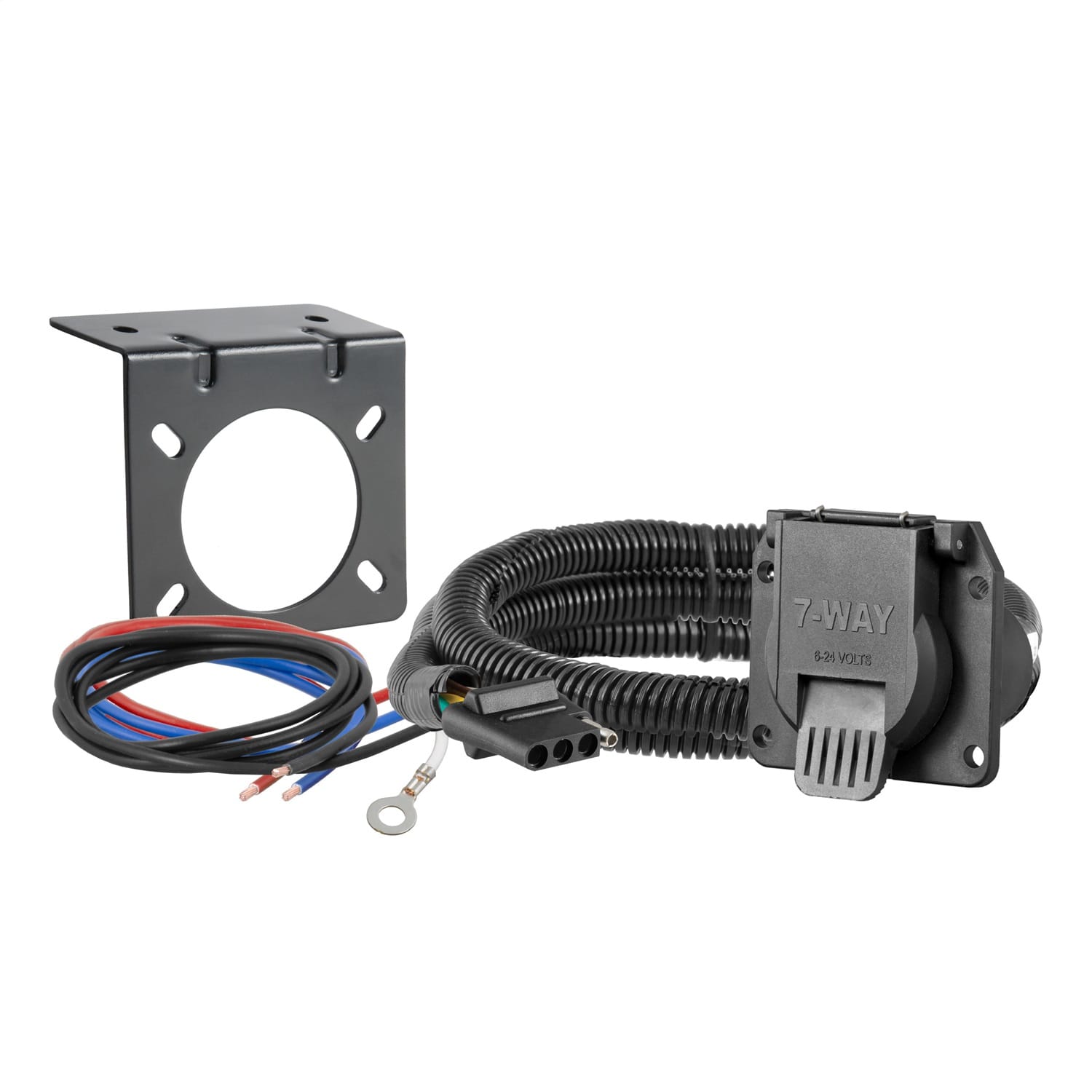 Dinghy Towing Electrical Adapter (4-Way Flat Vehicle to 7-Way RV Blade) thumbnail 2