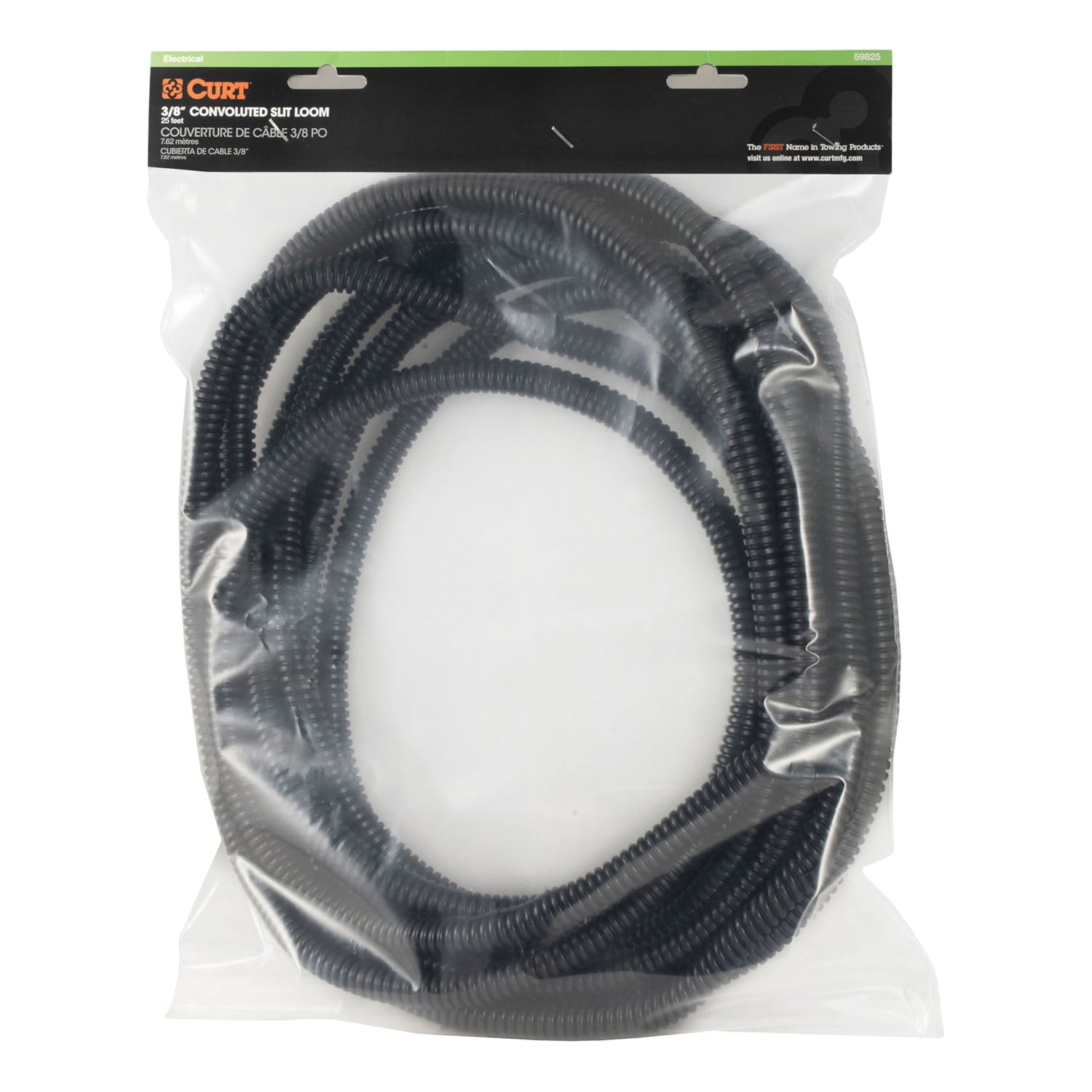 3/8in. x 25ft. Convoluted Slit Loom Tubing (Packaged) thumbnail 2