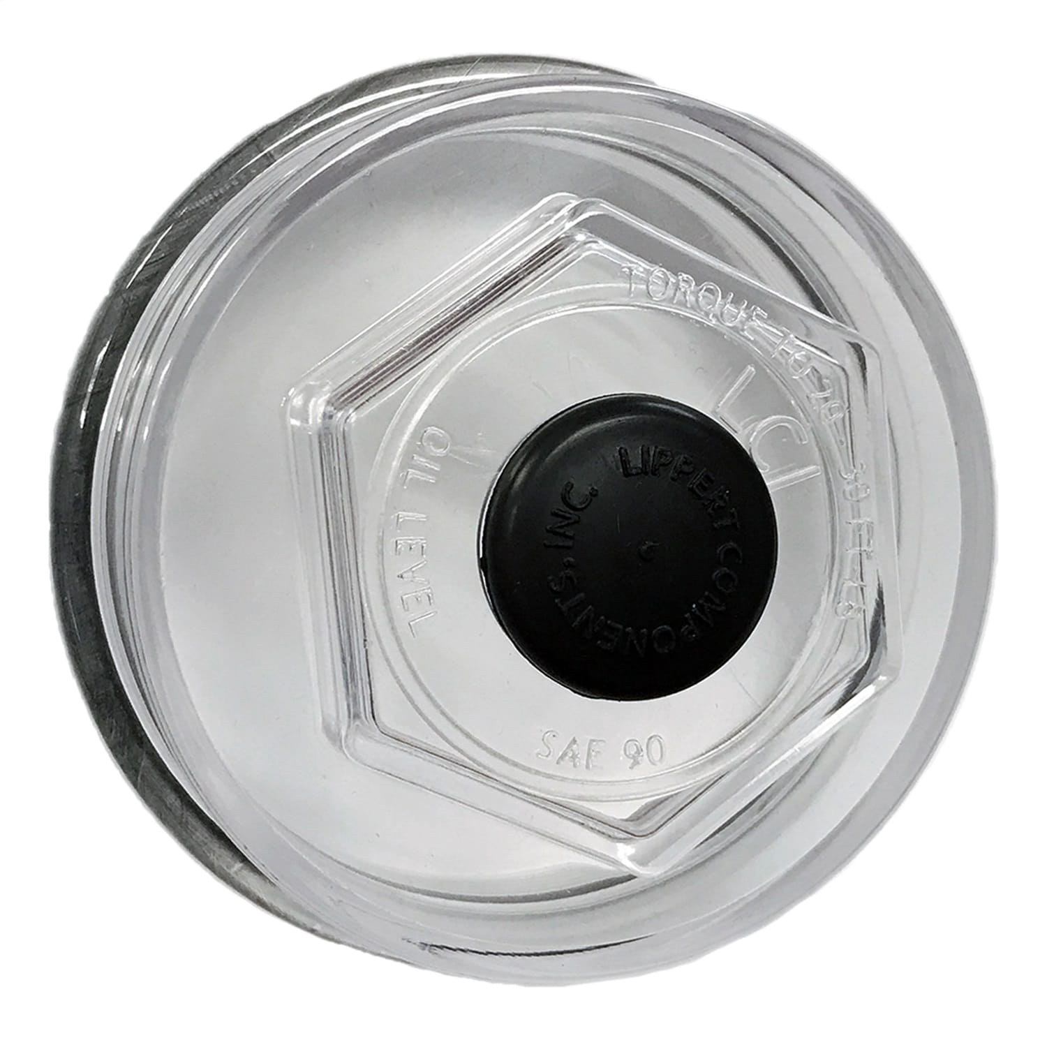 Trailer Axle Oil and Dust Cap-10;000 to 16;000 lbs. Clear