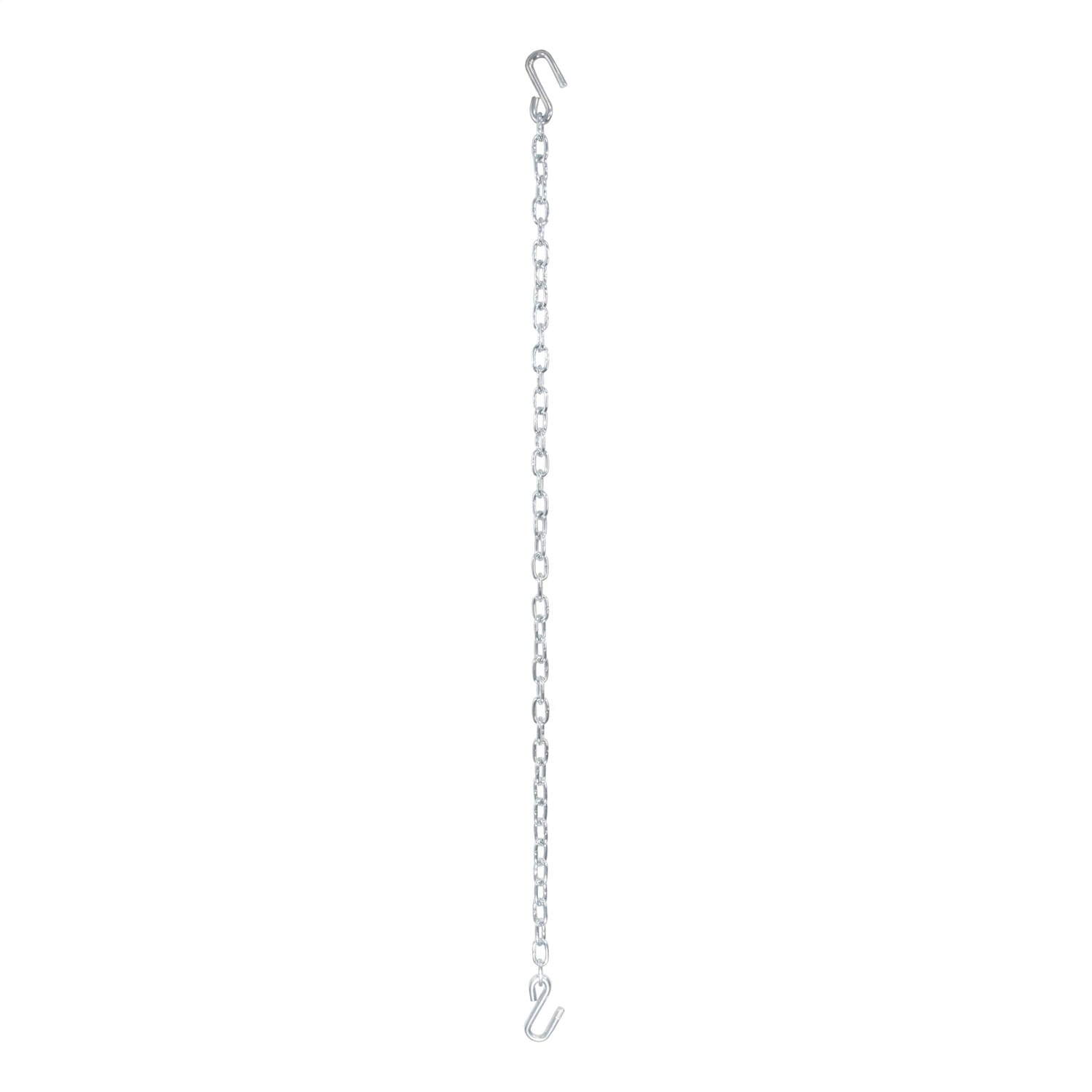 48in. Safety Chain with 2 S-Hooks (2;000 lbs; Clear Zinc; Packaged) thumbnail 3