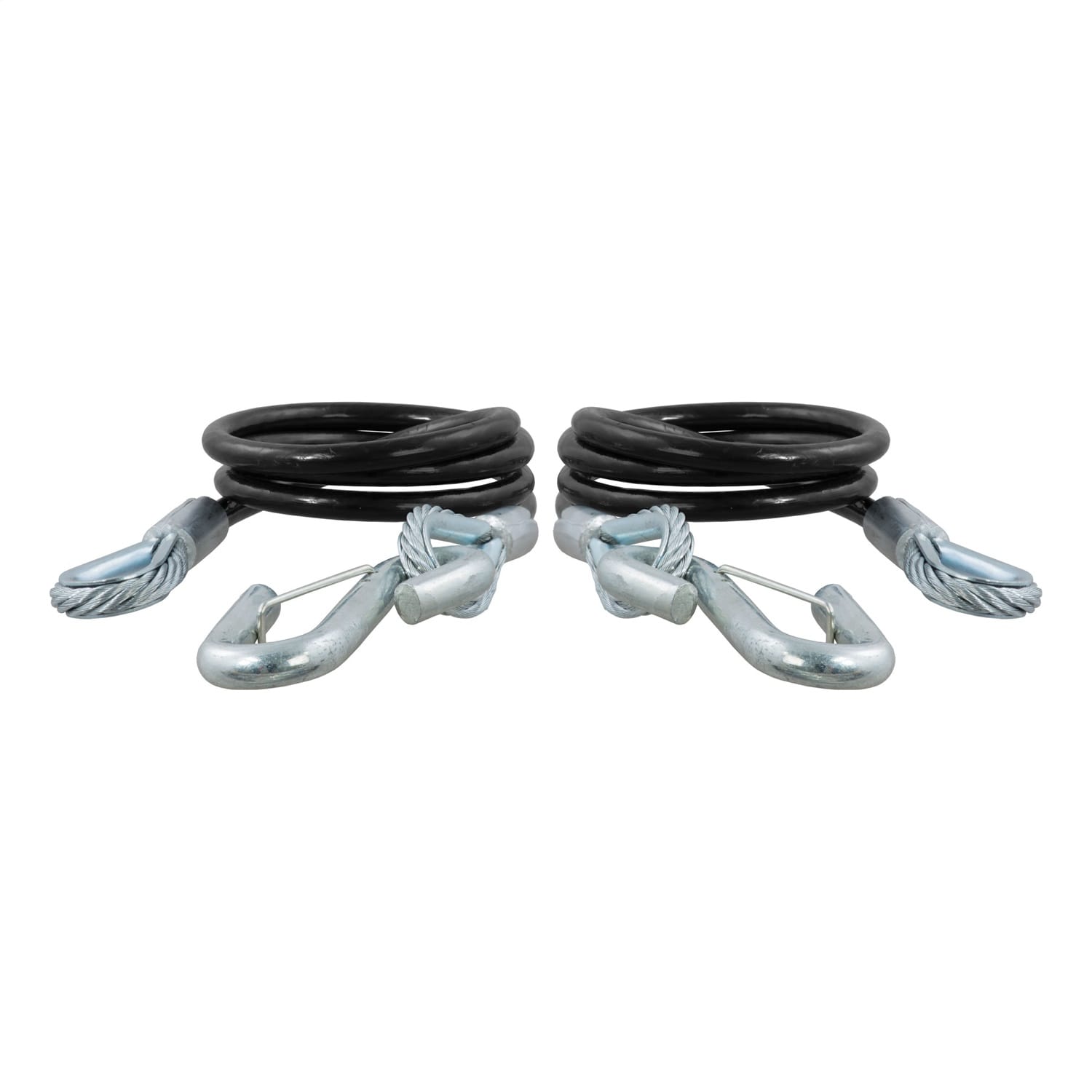 44-1/2in. Safety Cables with 2 Snap Hooks (5;000 lbs; Vinyl-Coated; 2-Pack) thumbnail 2