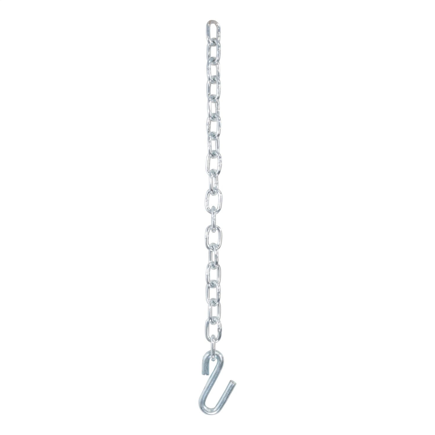 27in. Safety Chain with 1 S-Hook (7;000 lbs; Clear Zinc) thumbnail 2