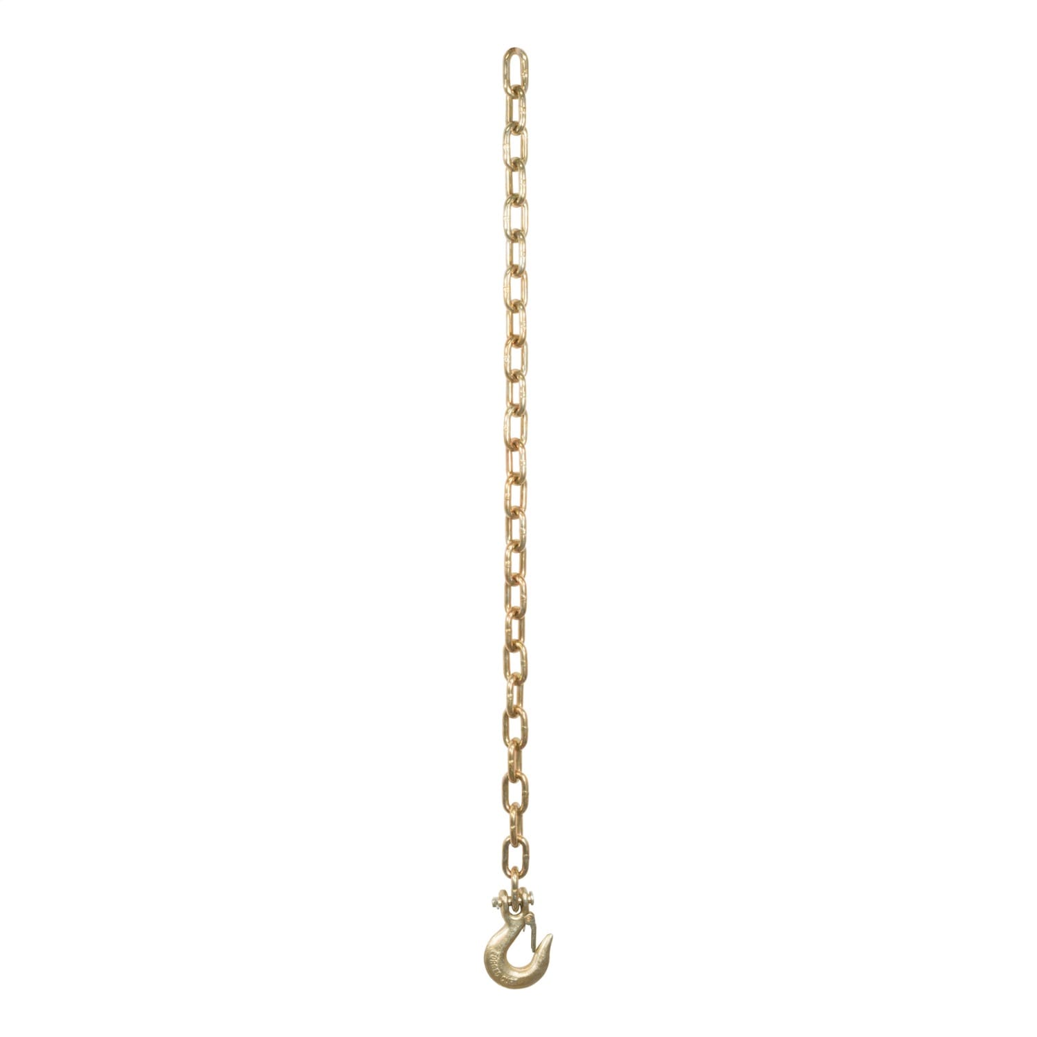 35in. Safety Chain with 1 Clevis Hook (12;600 lbs; Yellow Zinc) thumbnail 2