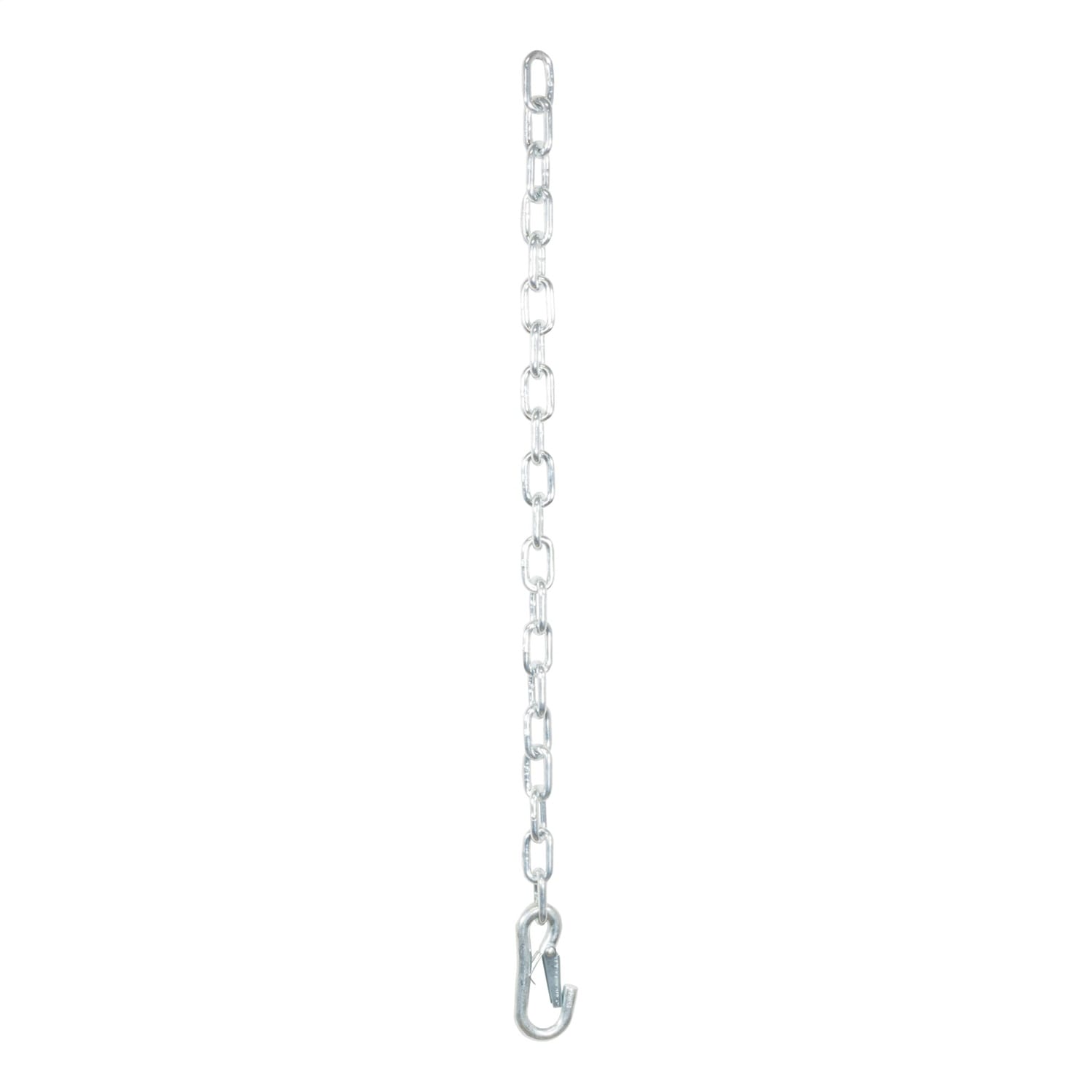 27in. Safety Chain with 1 Snap Hook (5;000 lbs; Clear Zinc) thumbnail 2