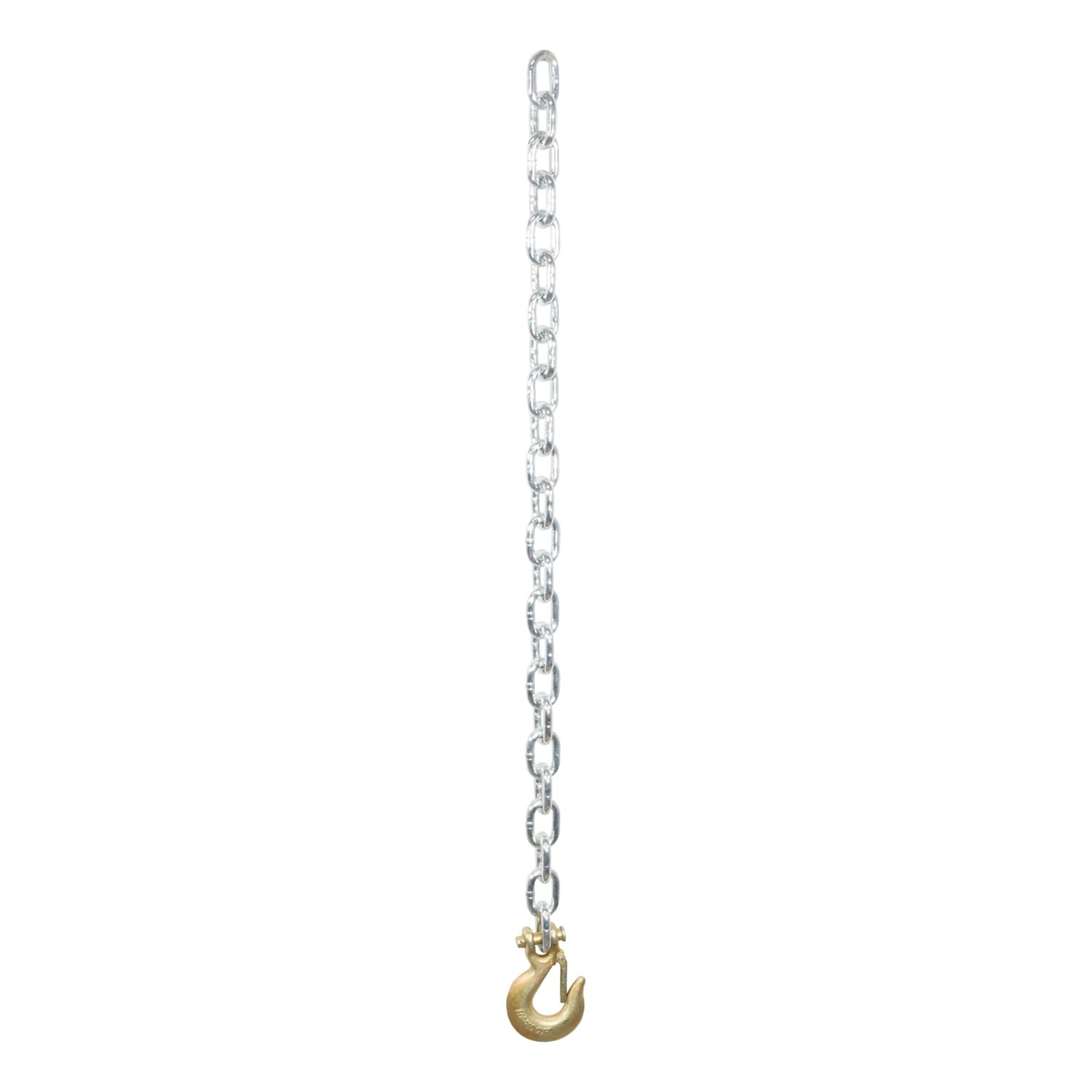 35in. Safety Chain with 1 Clevis Hook (11;700 lbs; Clear Zinc) thumbnail 2
