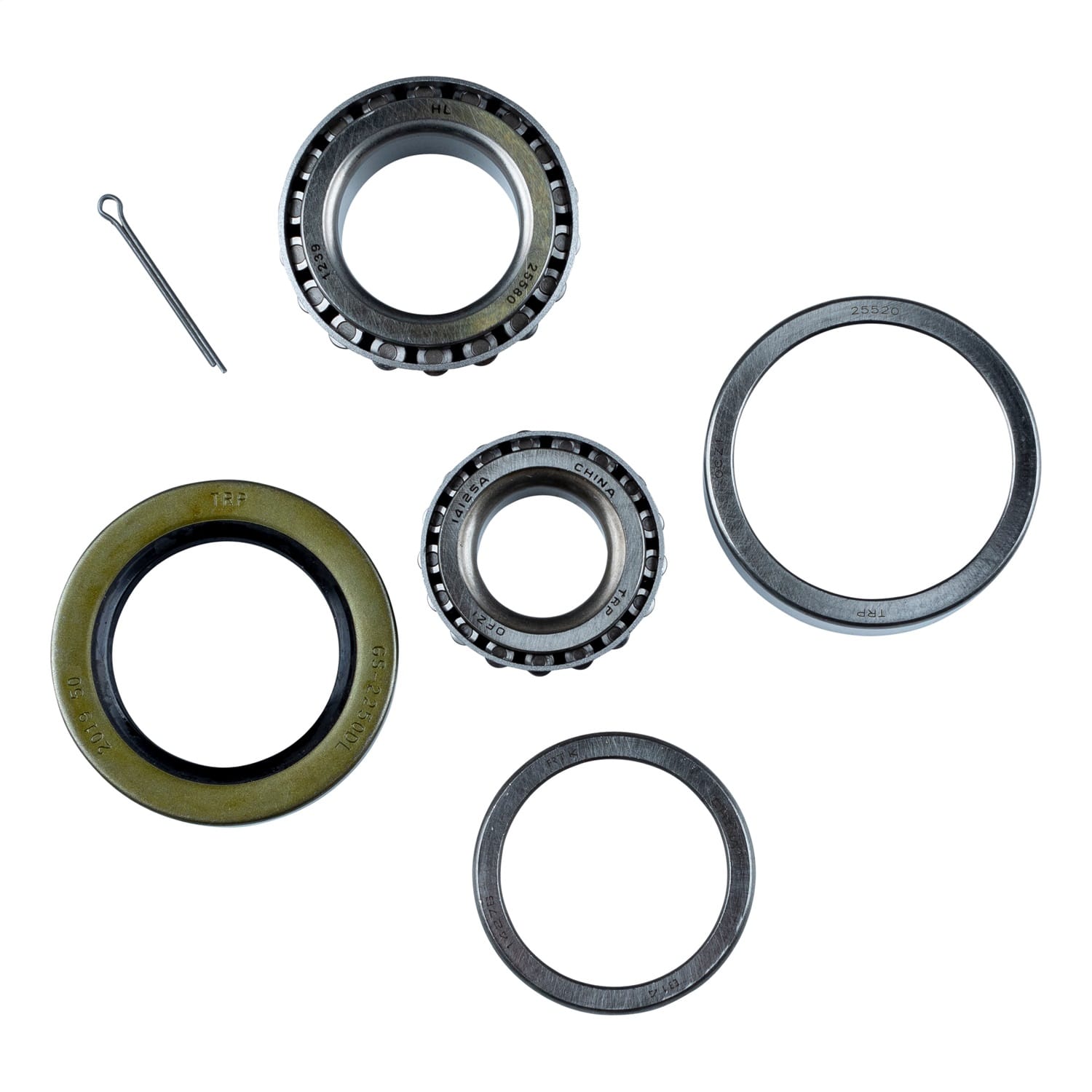 12in. Brake Hub with Bearing Kit; 7;000-lb. Axles; 8 on 6-1/2in. Bolt Pattern thumbnail 3