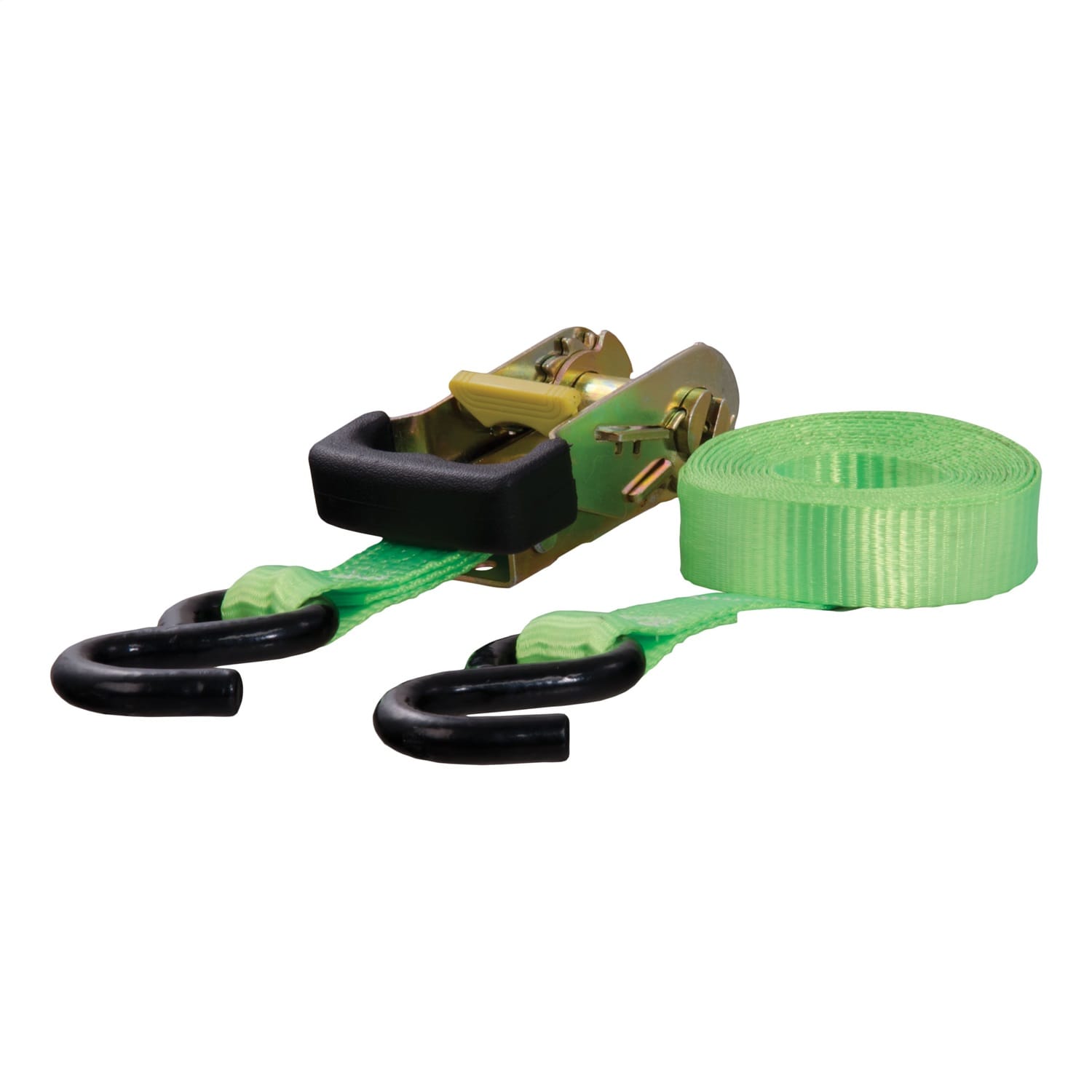16ft. Lime Green Cargo Strap with S-Hooks (1;100 lbs.) thumbnail 2