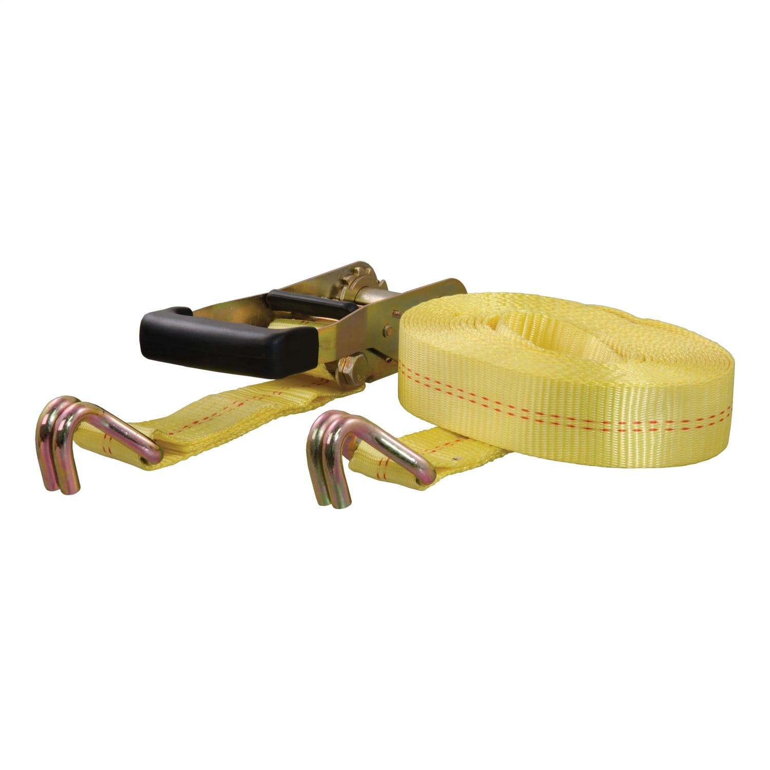 27ft. Yellow Cargo Strap with J-Hooks (3;333 lbs.) thumbnail 2