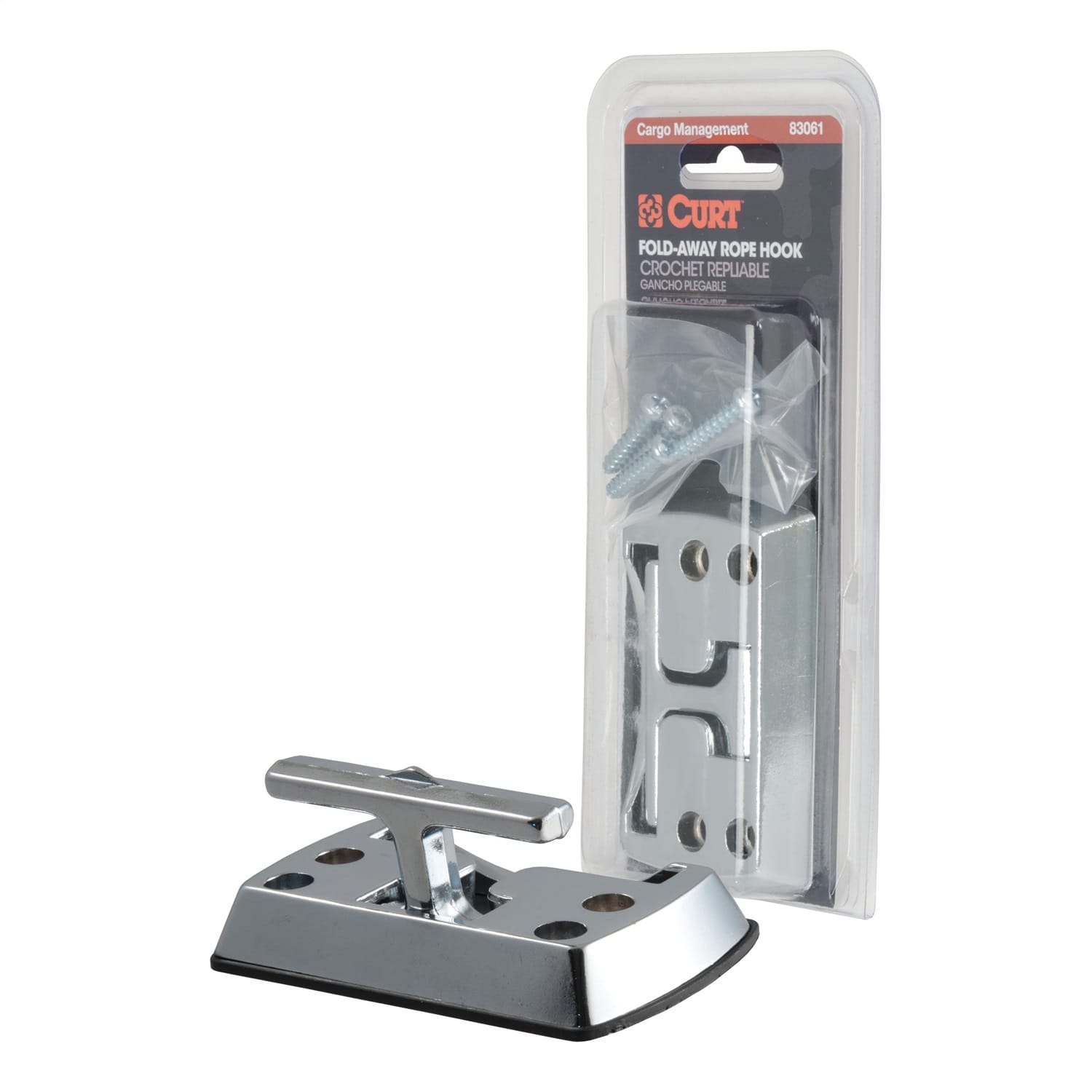 Fold-Away Rope Hook (1;200 lbs; Packaged) thumbnail 2