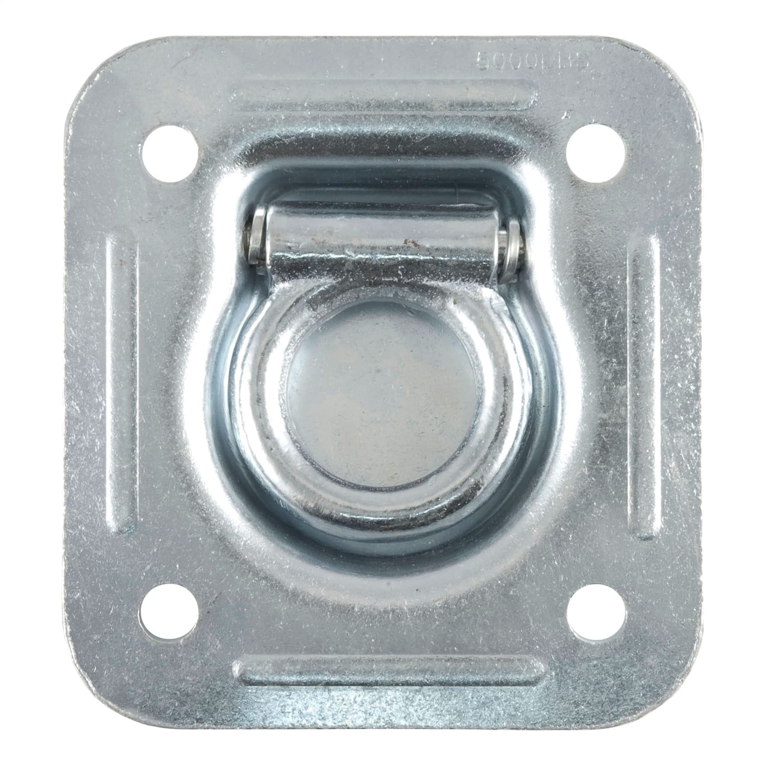 1-1/2in. x 1-1/2in. Recessed Tie-Down Ring (5;000 lbs; Clear Zinc)