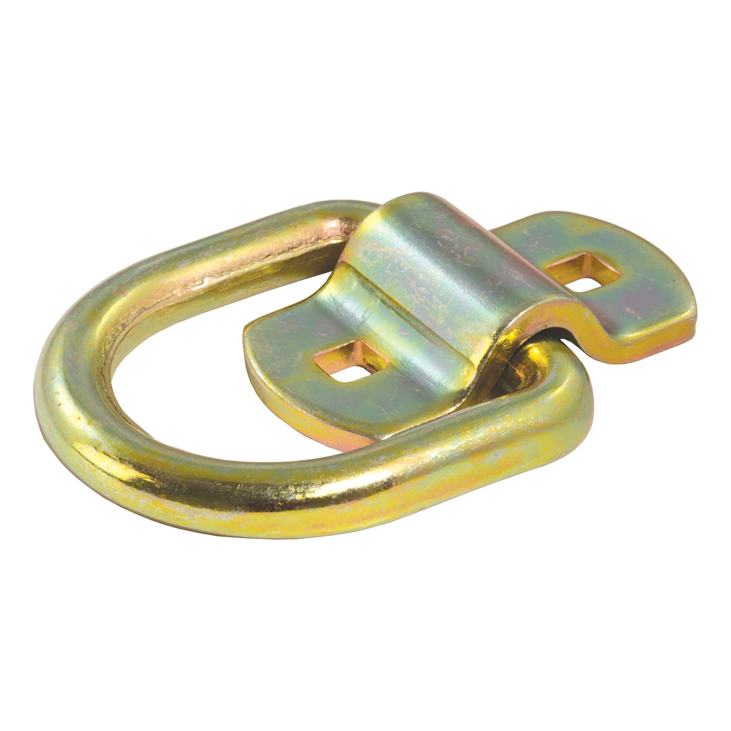 3in. x 3in. Surface-Mounted Tie-Down D-Ring (3;600 lbs; Yellow Zinc) thumbnail 2