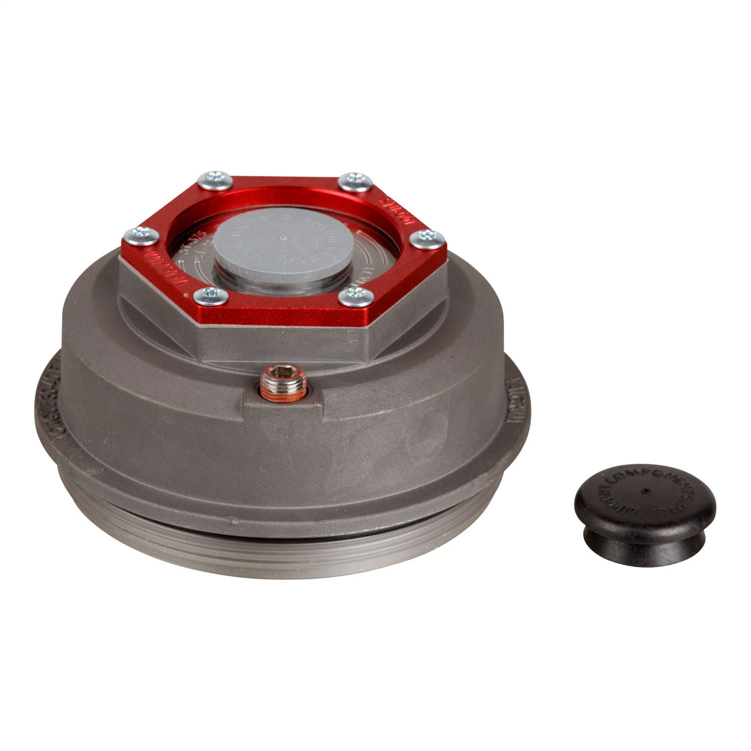 Trailer Axle Oil and Dust Cap with Set Screw-8;000 lbs. Clear