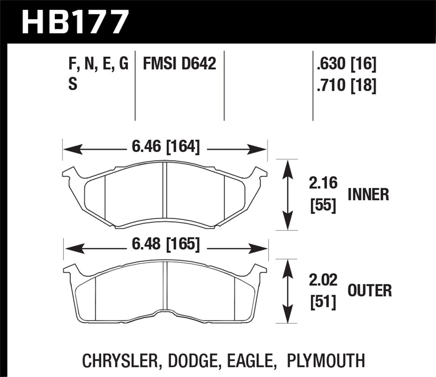 HPS Disc Brake Pad