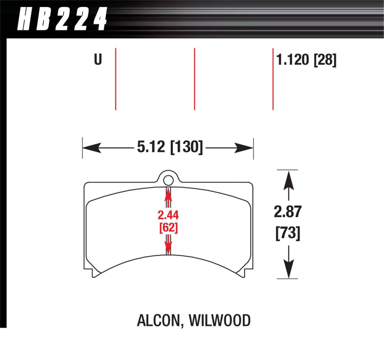DTC-70 Disc Brake Pad