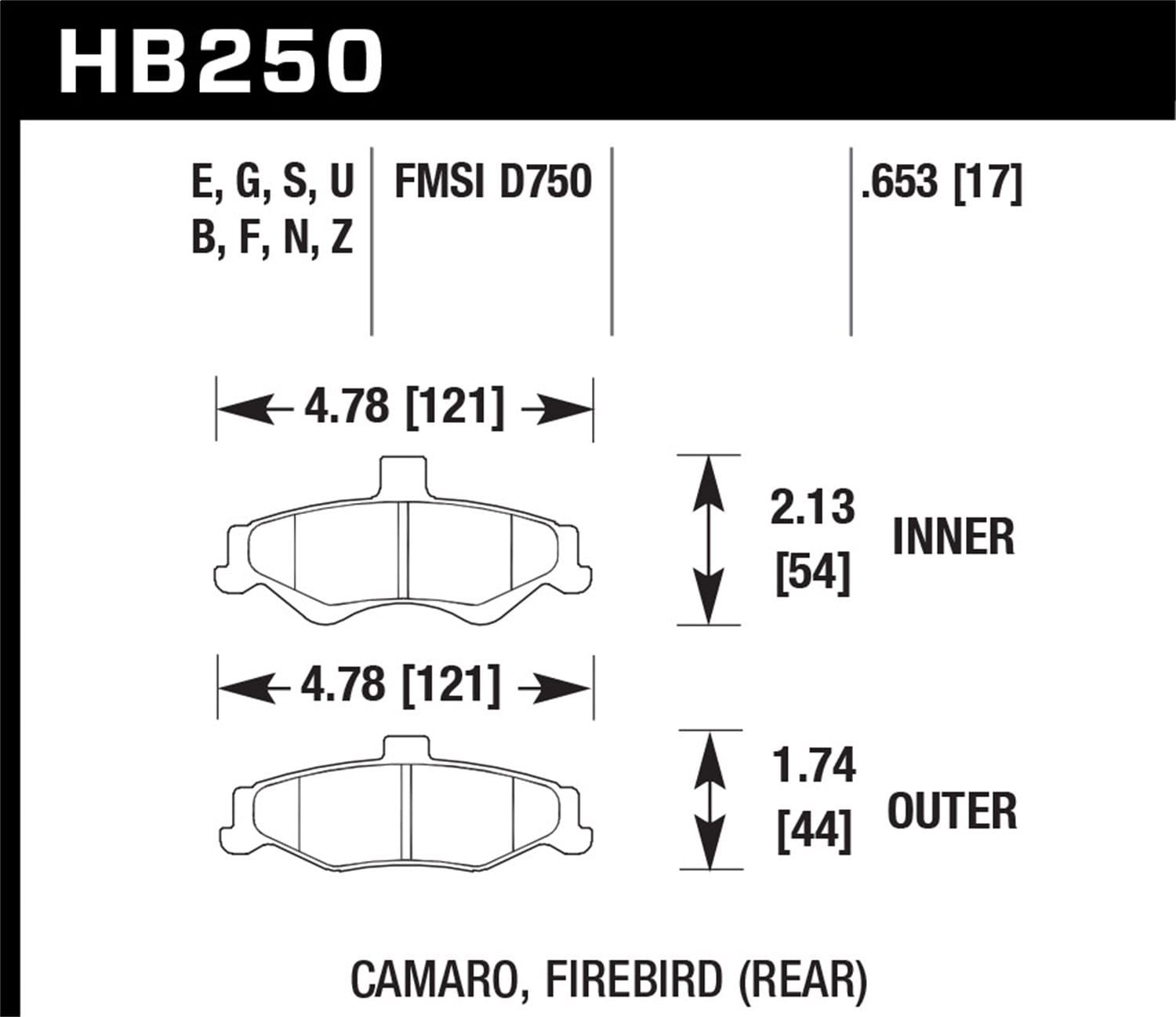 HPS 5.0 Disc Brake Pad