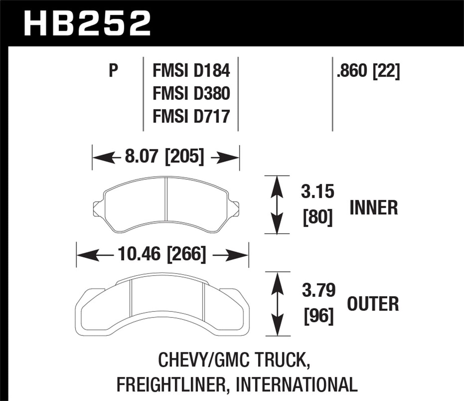 SuperDuty Disc Brake Pad