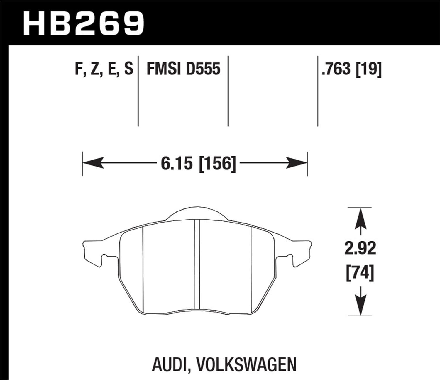 Blue 9012 Disc Brake Pad