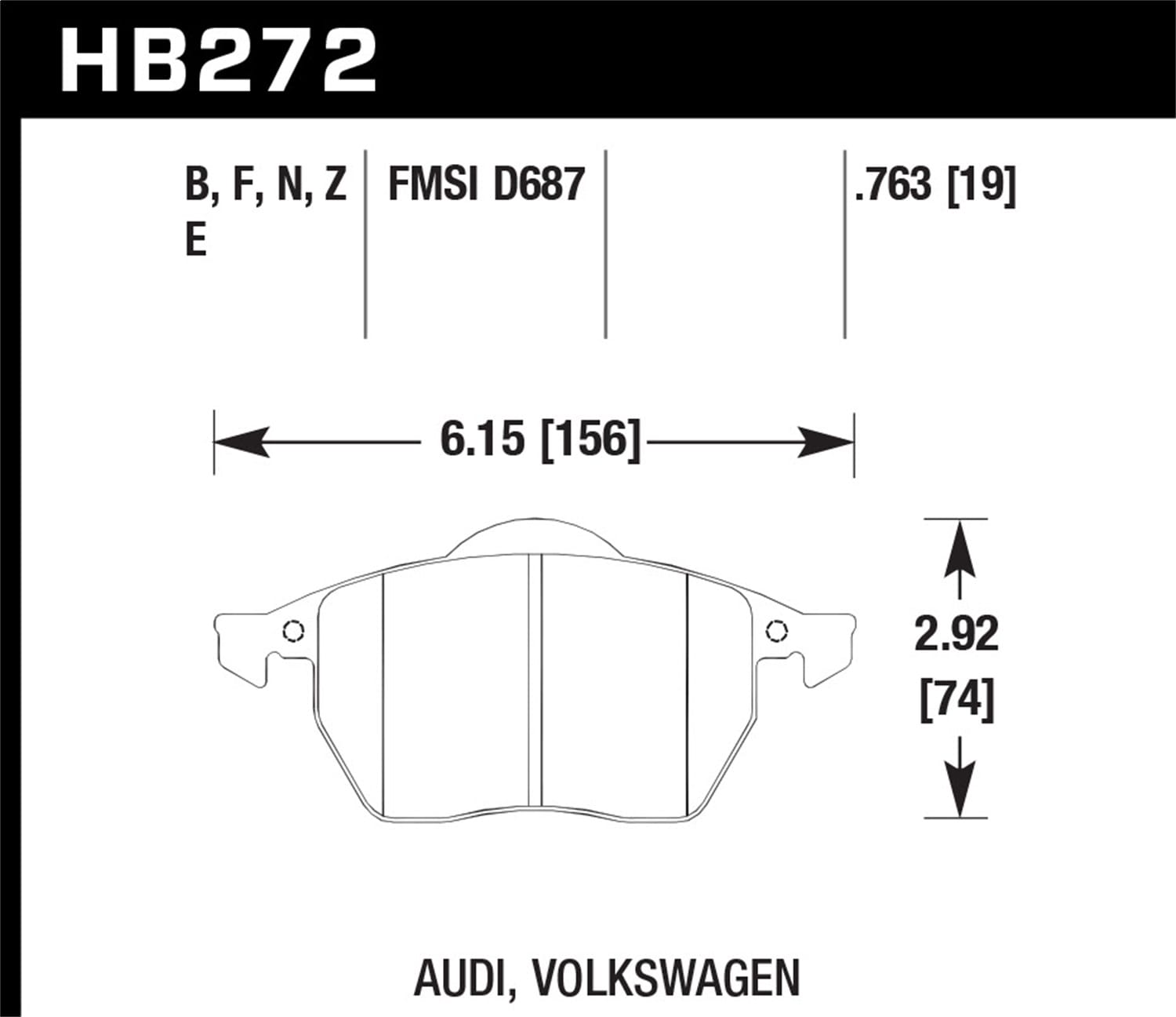 HPS 5.0 Disc Brake Pad