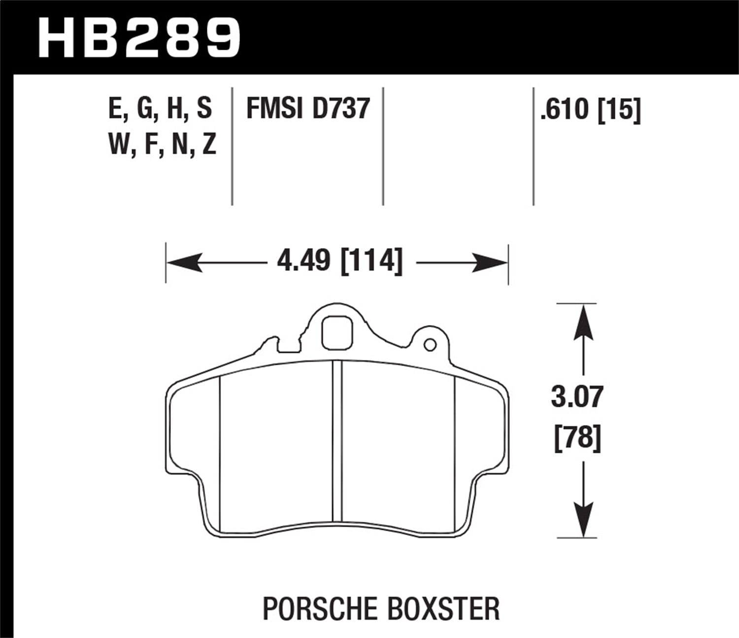 HPS 5.0 Disc Brake Pad