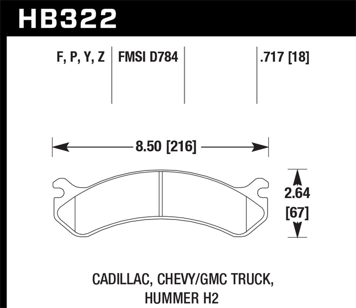HPS 5.0 Disc Brake Pad