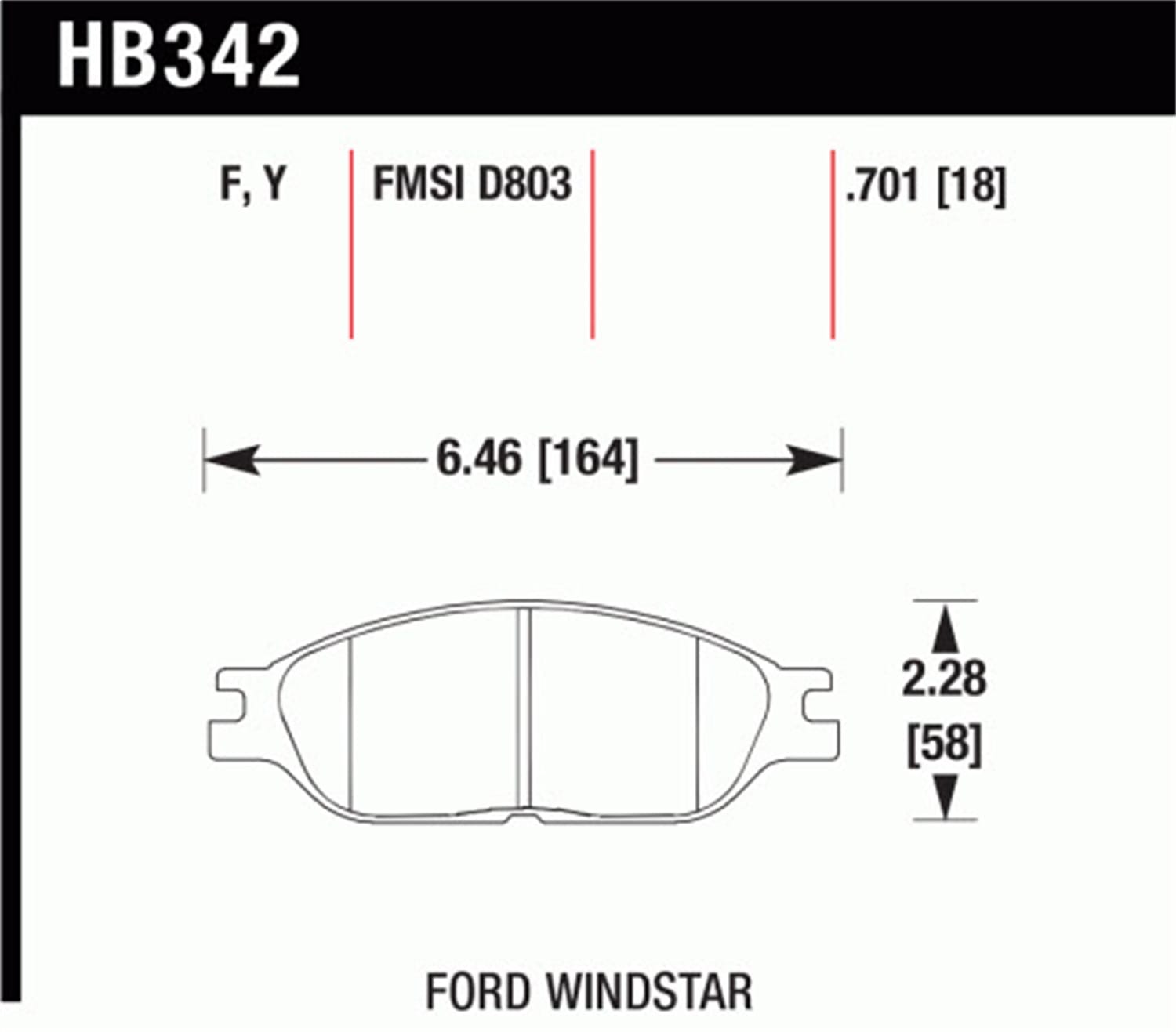 HPS Disc Brake Pad