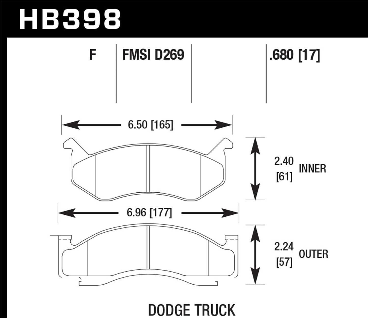 HPS Disc Brake Pad