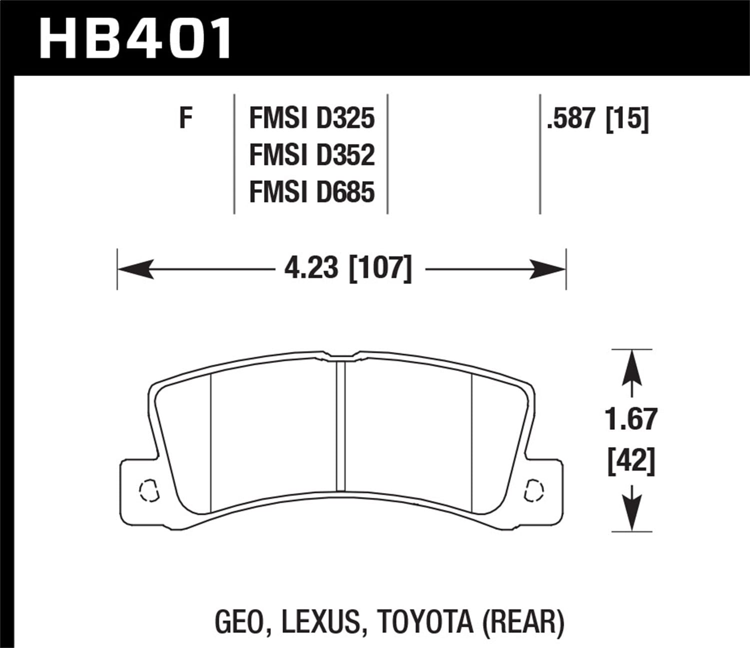 HPS Disc Brake Pad