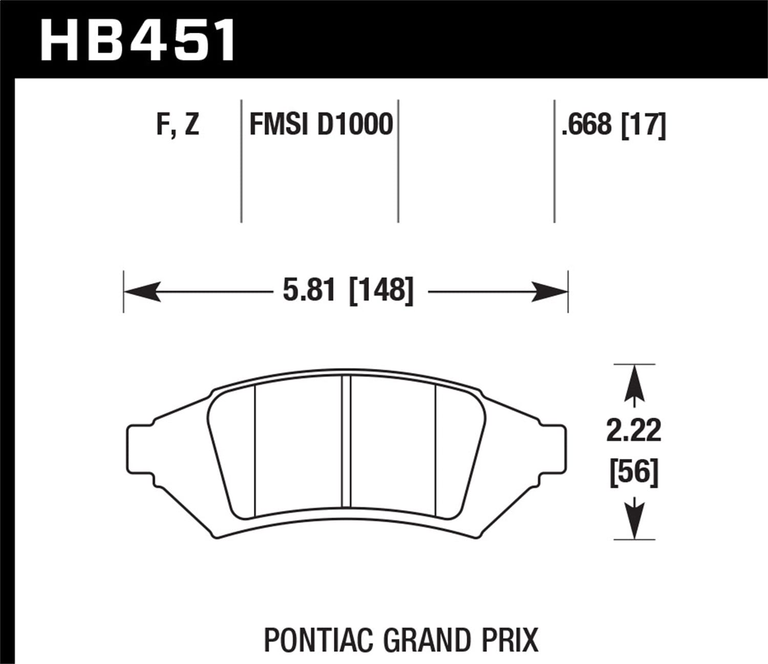 HPS Disc Brake Pad
