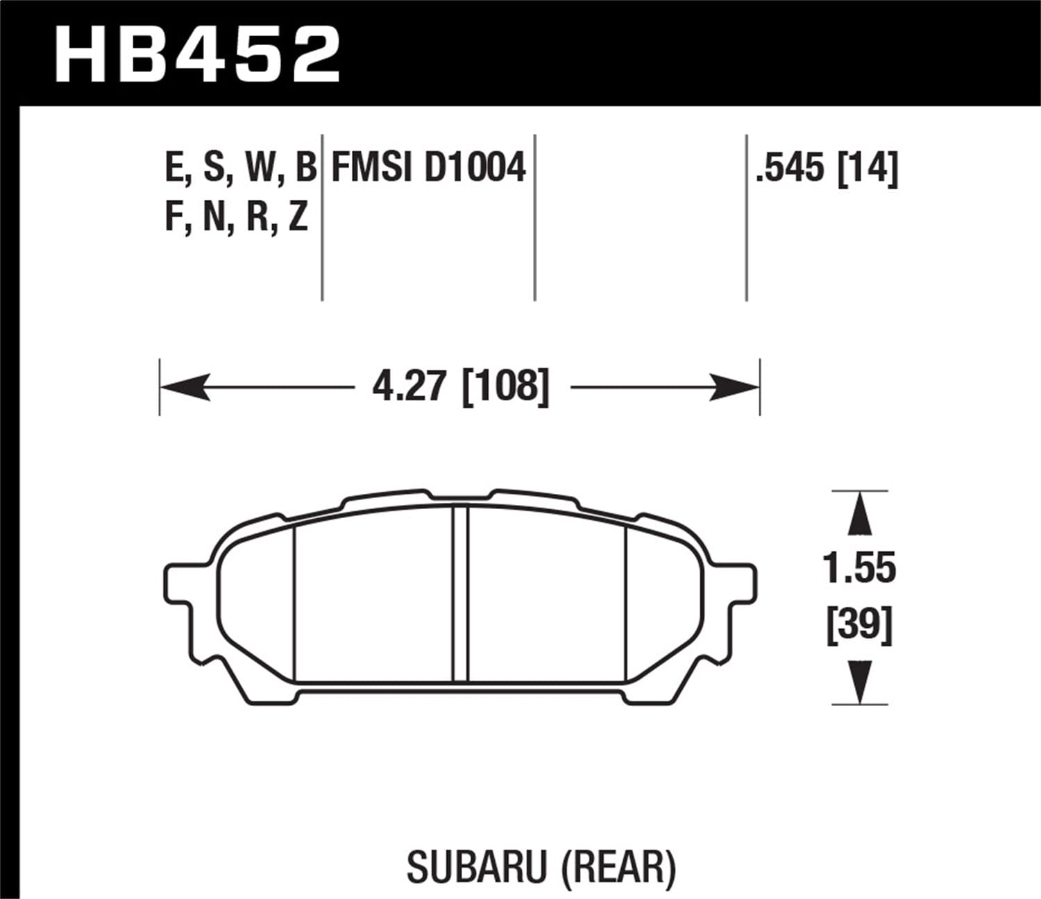 HPS 5.0 Disc Brake Pad