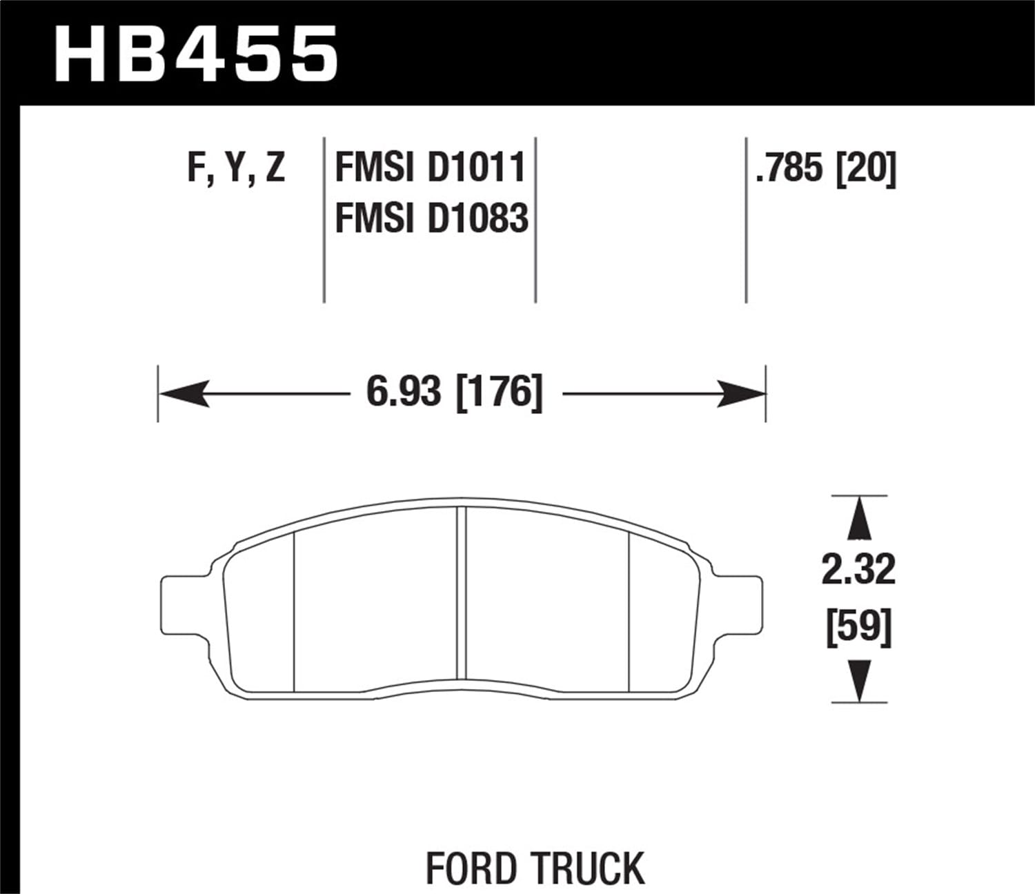 HPS Disc Brake Pad