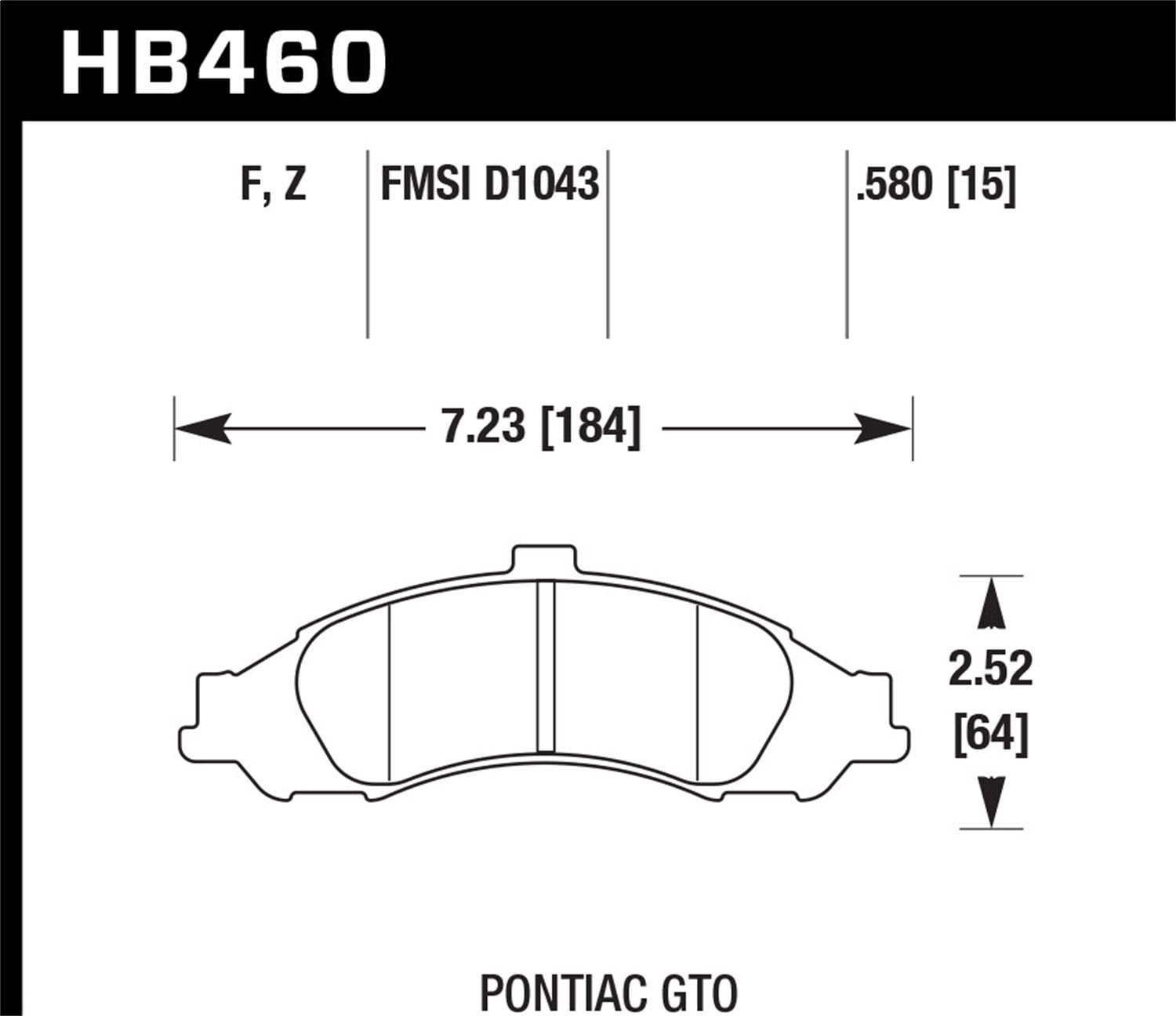 HPS Disc Brake Pad