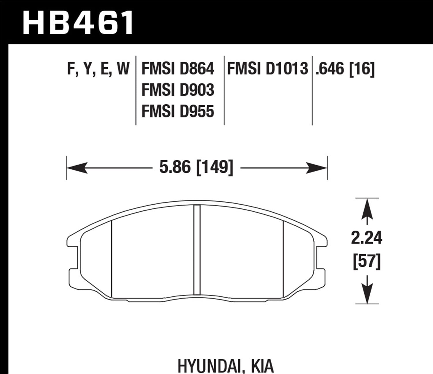 ER-1 Disc Brake Pad