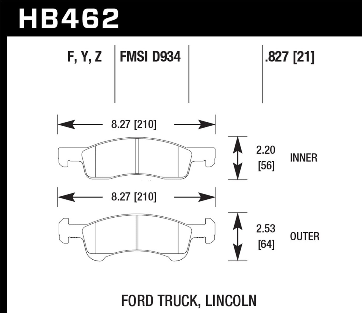 HPS Disc Brake Pad